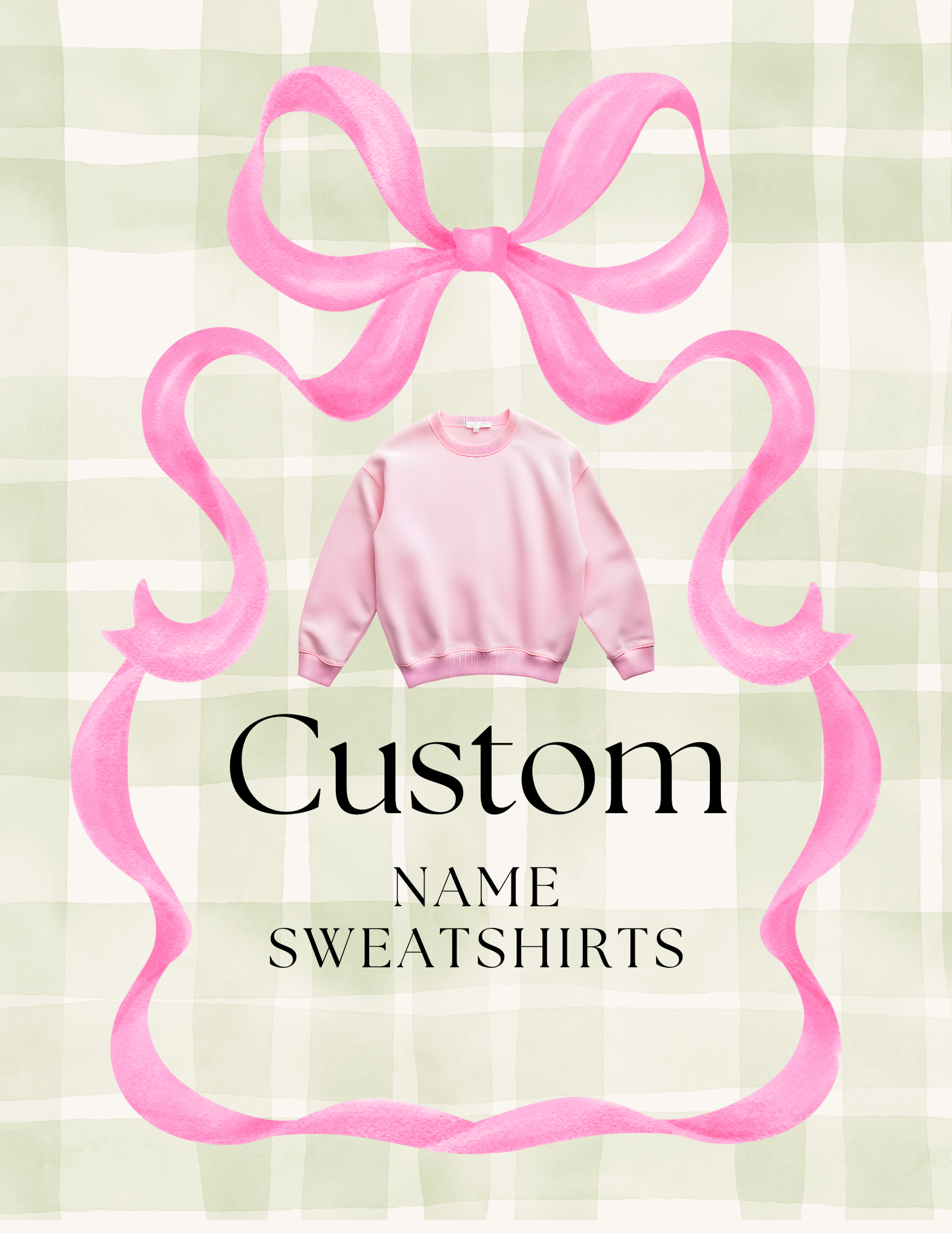 Custom Name Sweatshirts