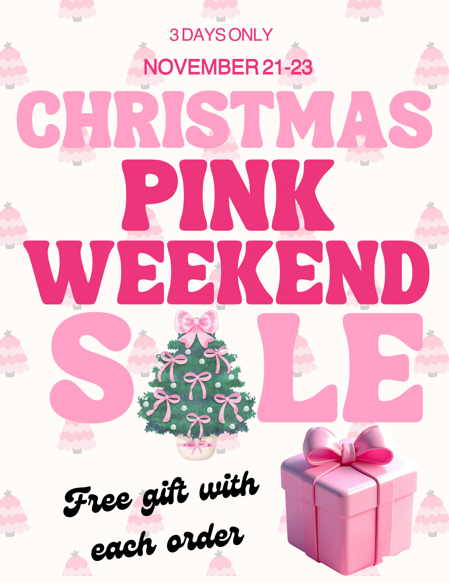 Pink Christmas Sale