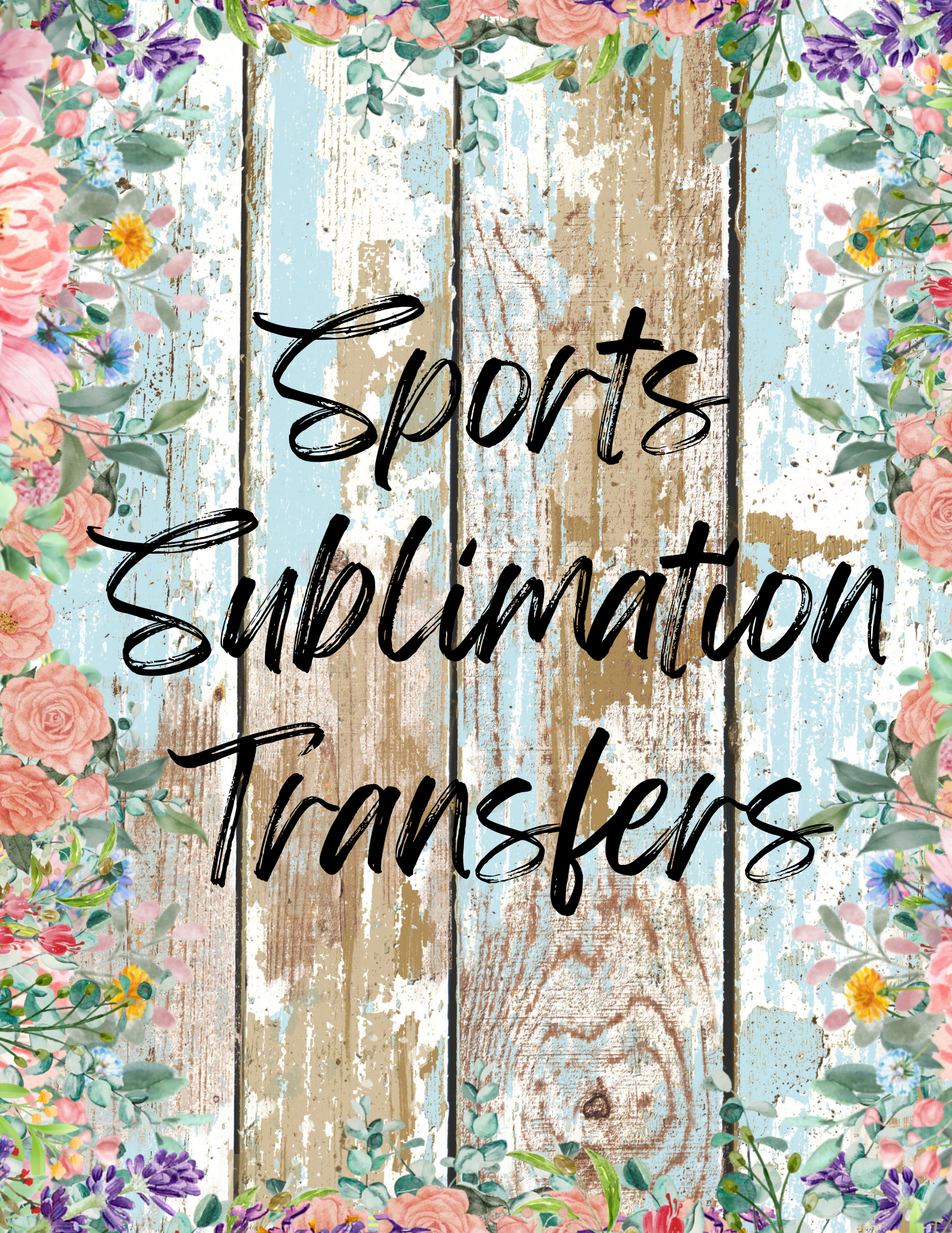 Sports Sublimation Single Transfers