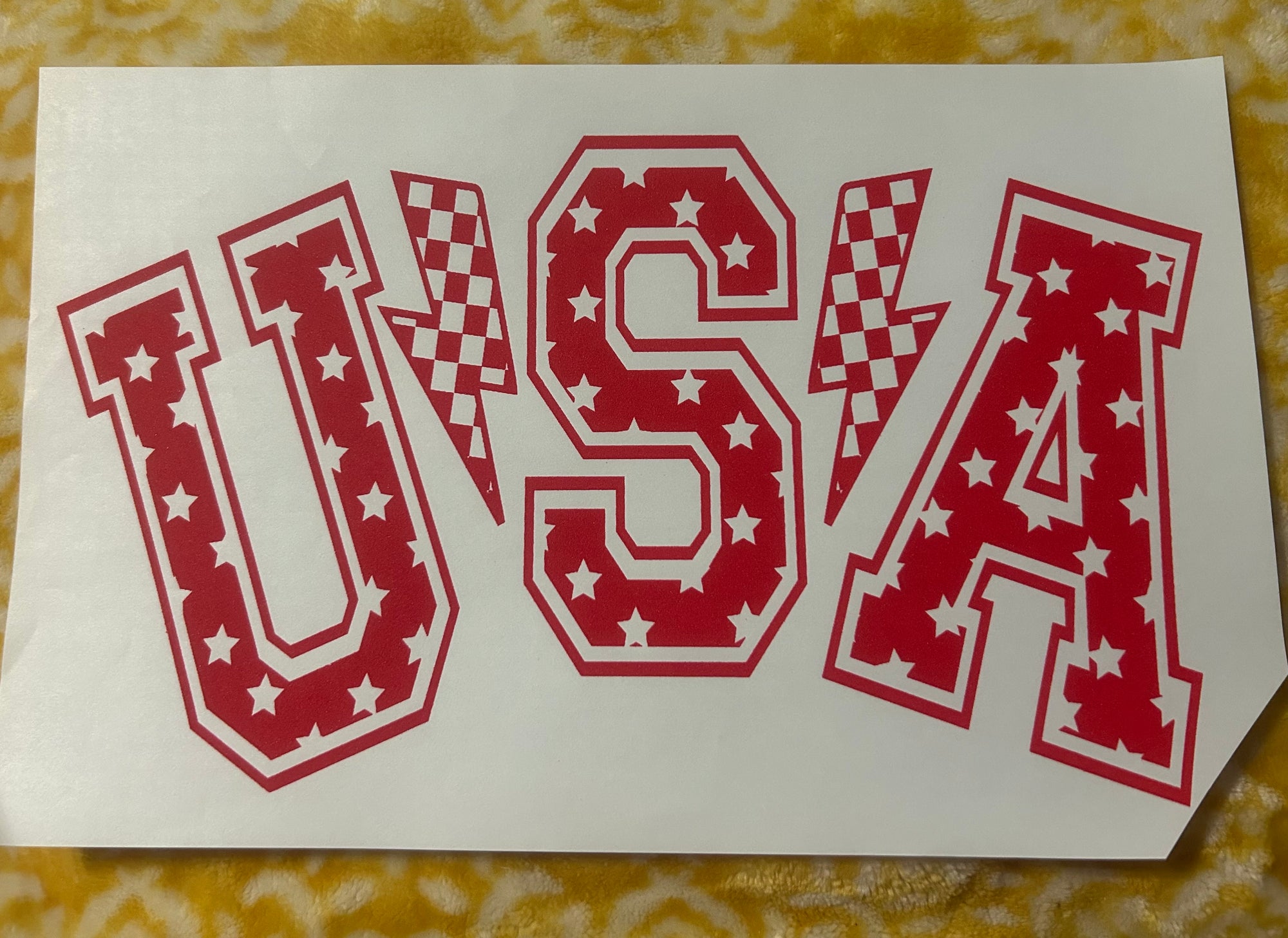 Single Color Screen Print Transfers