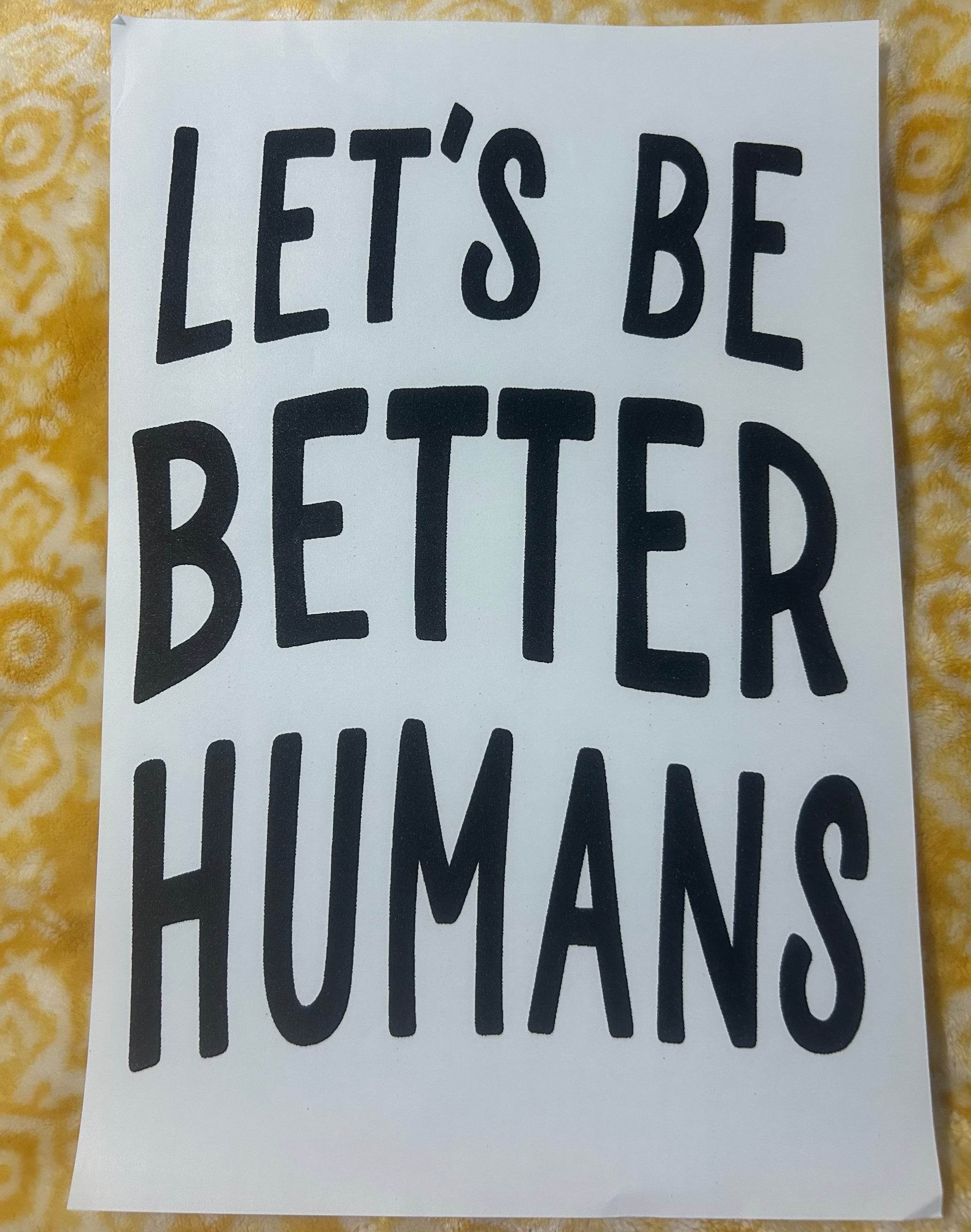 Single Color Screen Print Transfers