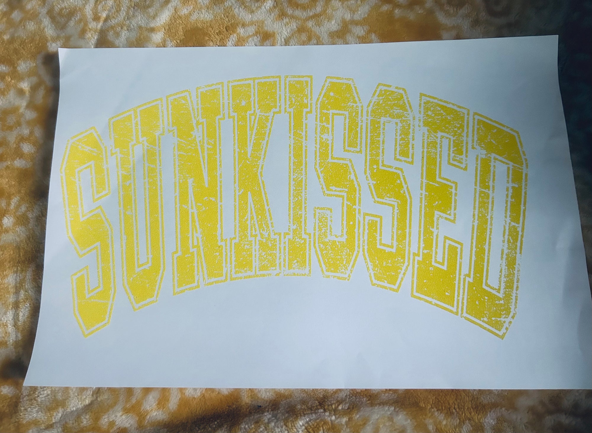 Single Color Screen Print Transfers