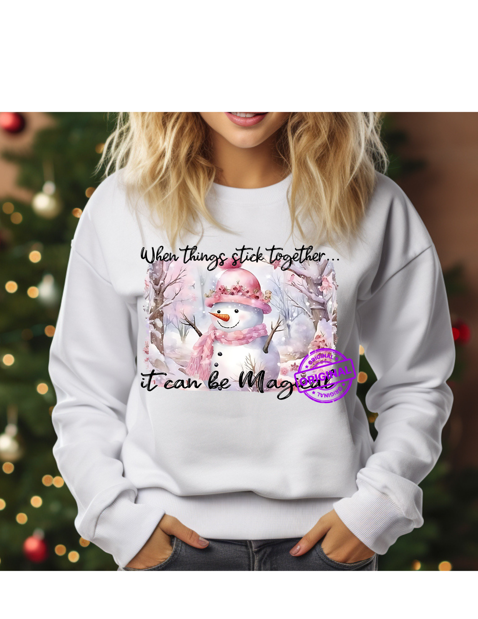Snowman T-shirt or Sweatshirt