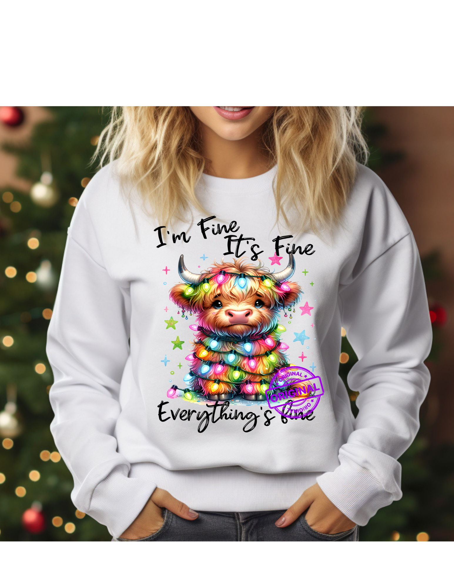 I'm Fine T-shirt or Sweatshirt