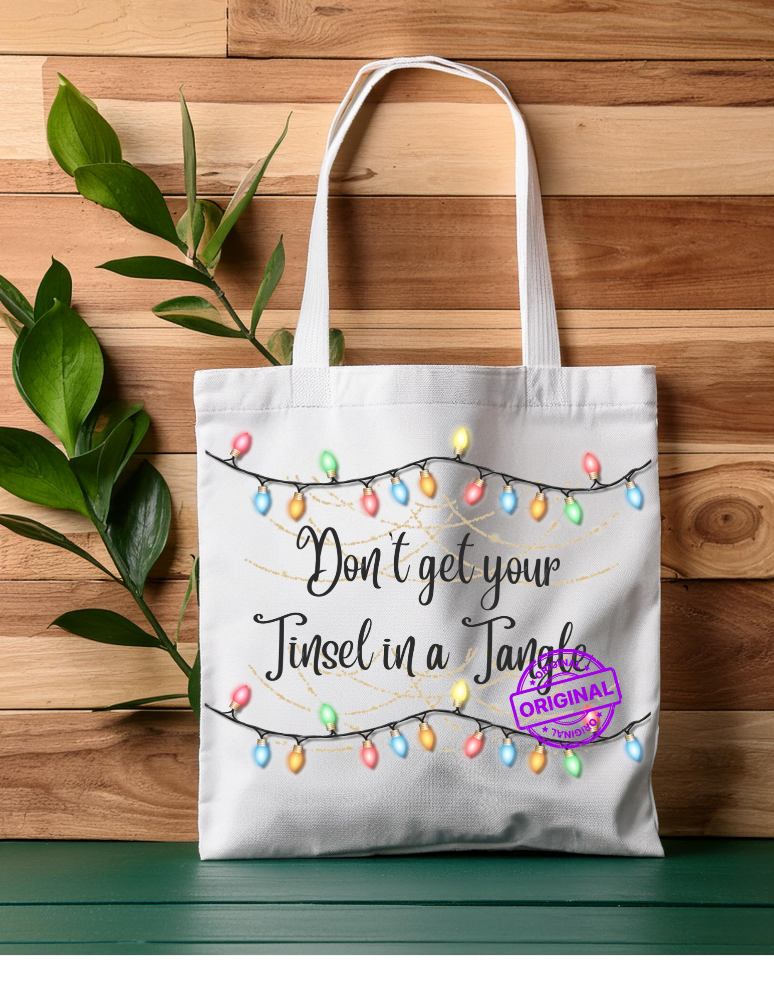 Tinsel in a Tangle Tote Bag