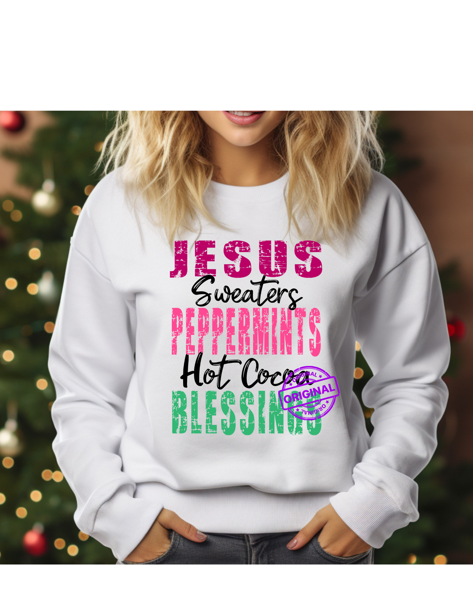 Jesus Peppermints Blessings T-shirt or Sweatshirt