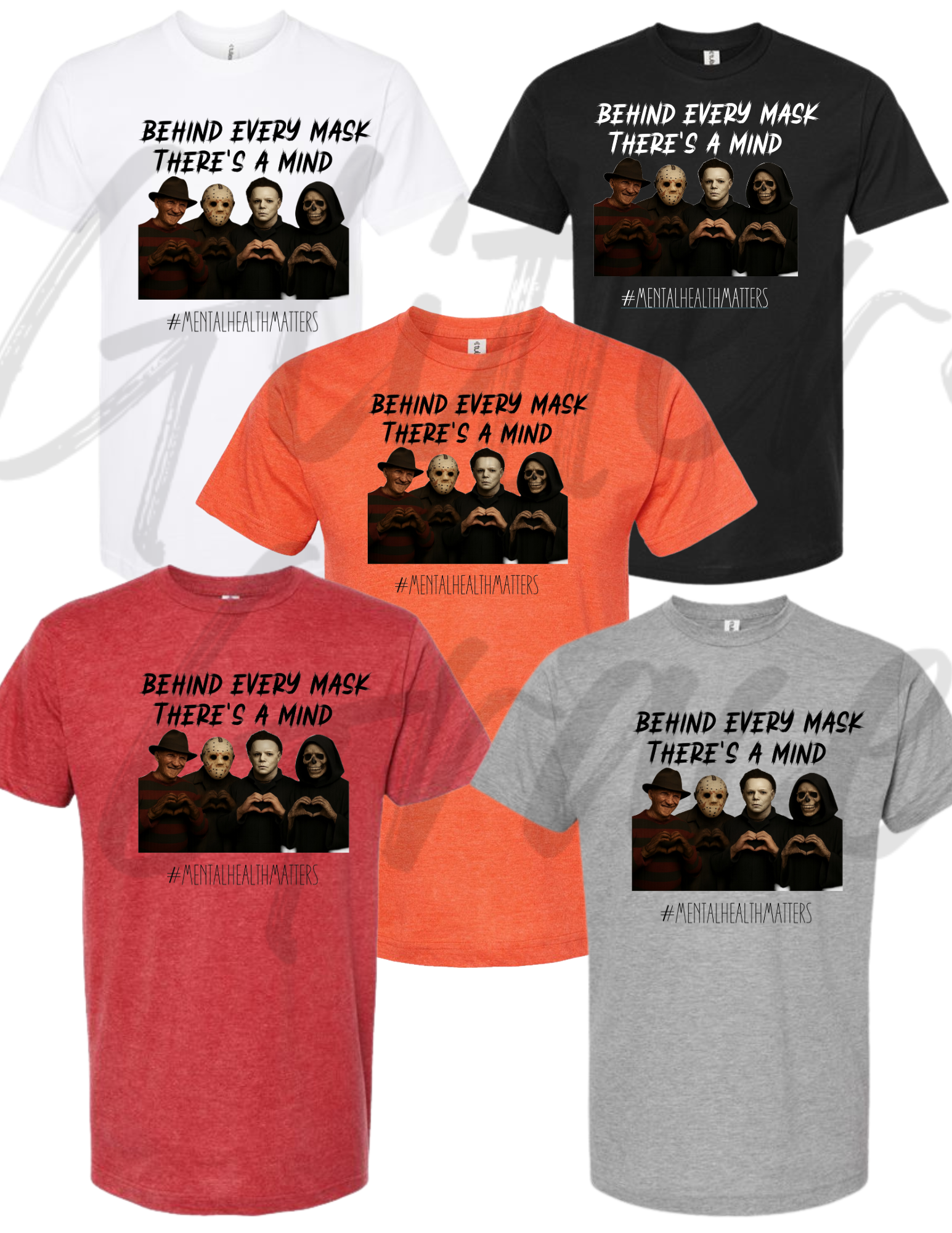Behind every mask There's a Mind T-shirt