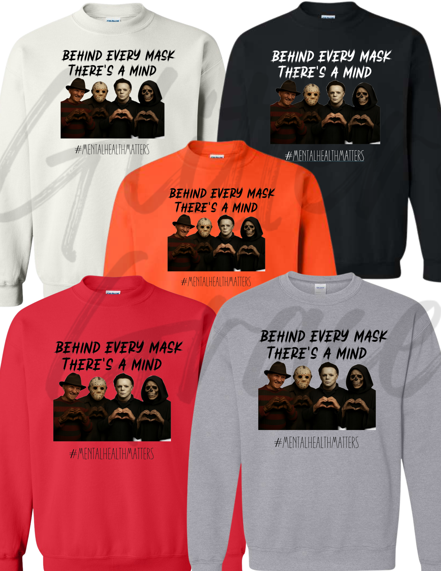 Behind every mask There's a Mind Sweatshirt