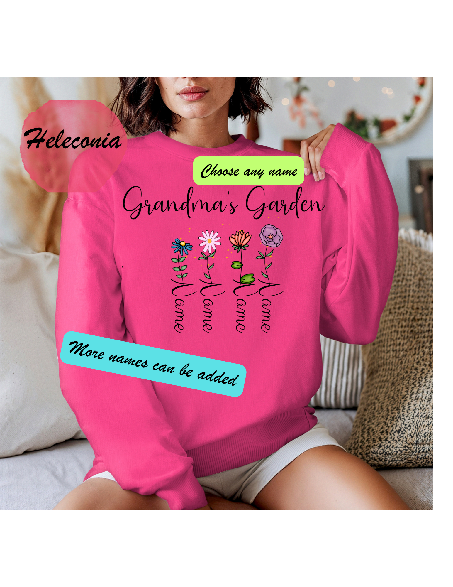 Flower Name Sweatshirts/T-shirts