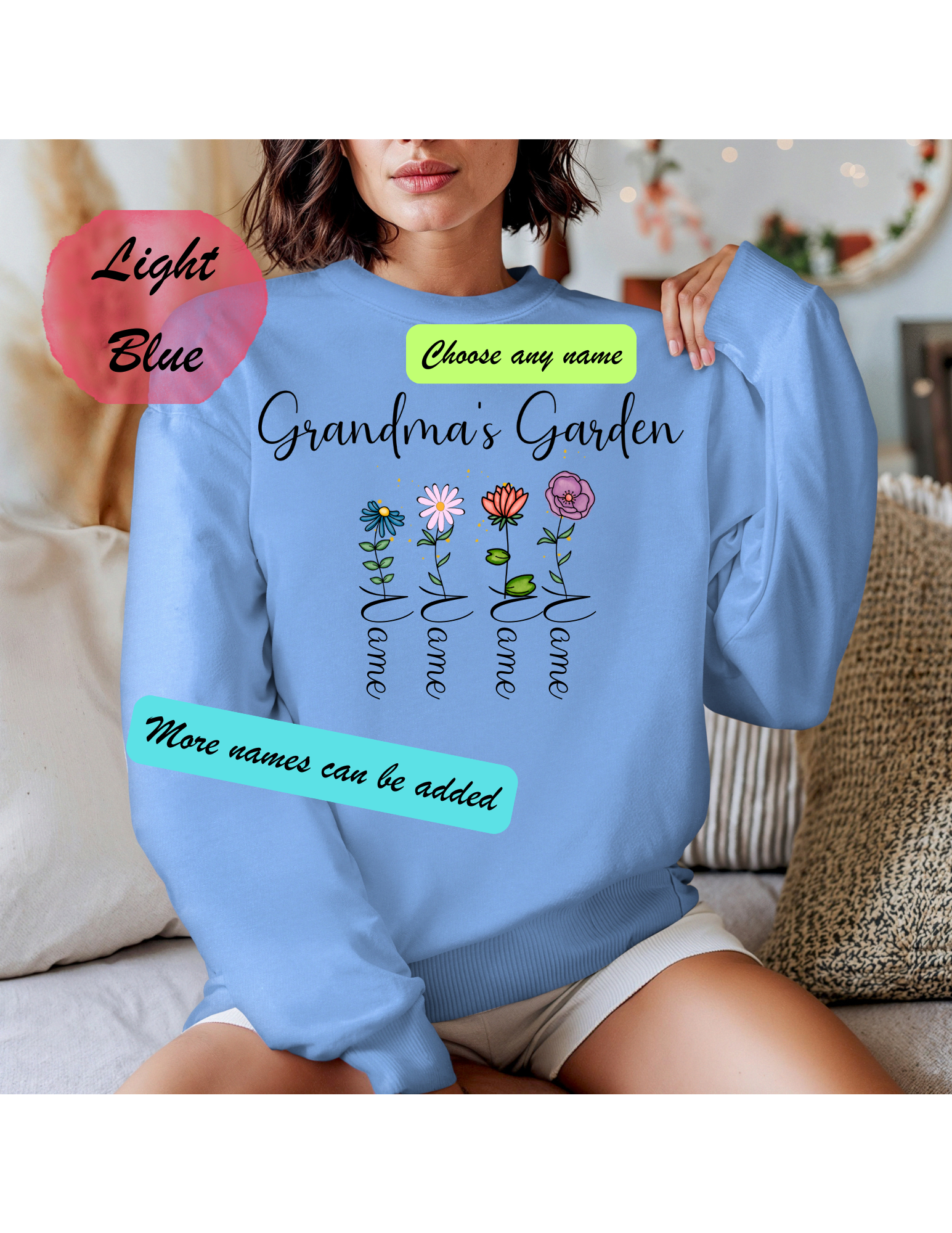 Flower Name Sweatshirts/T-shirts