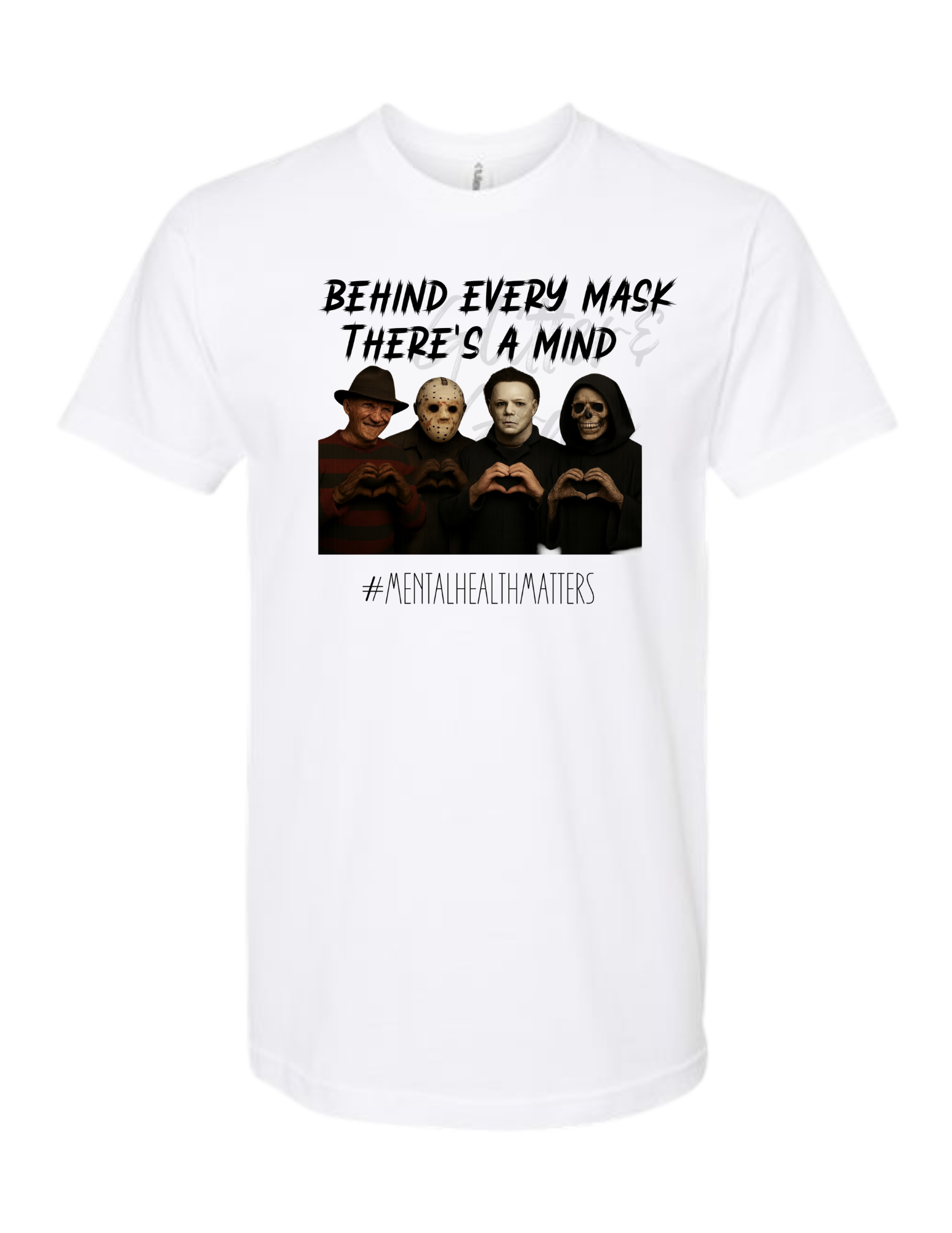 Behind every mask There's a Mind T-shirt