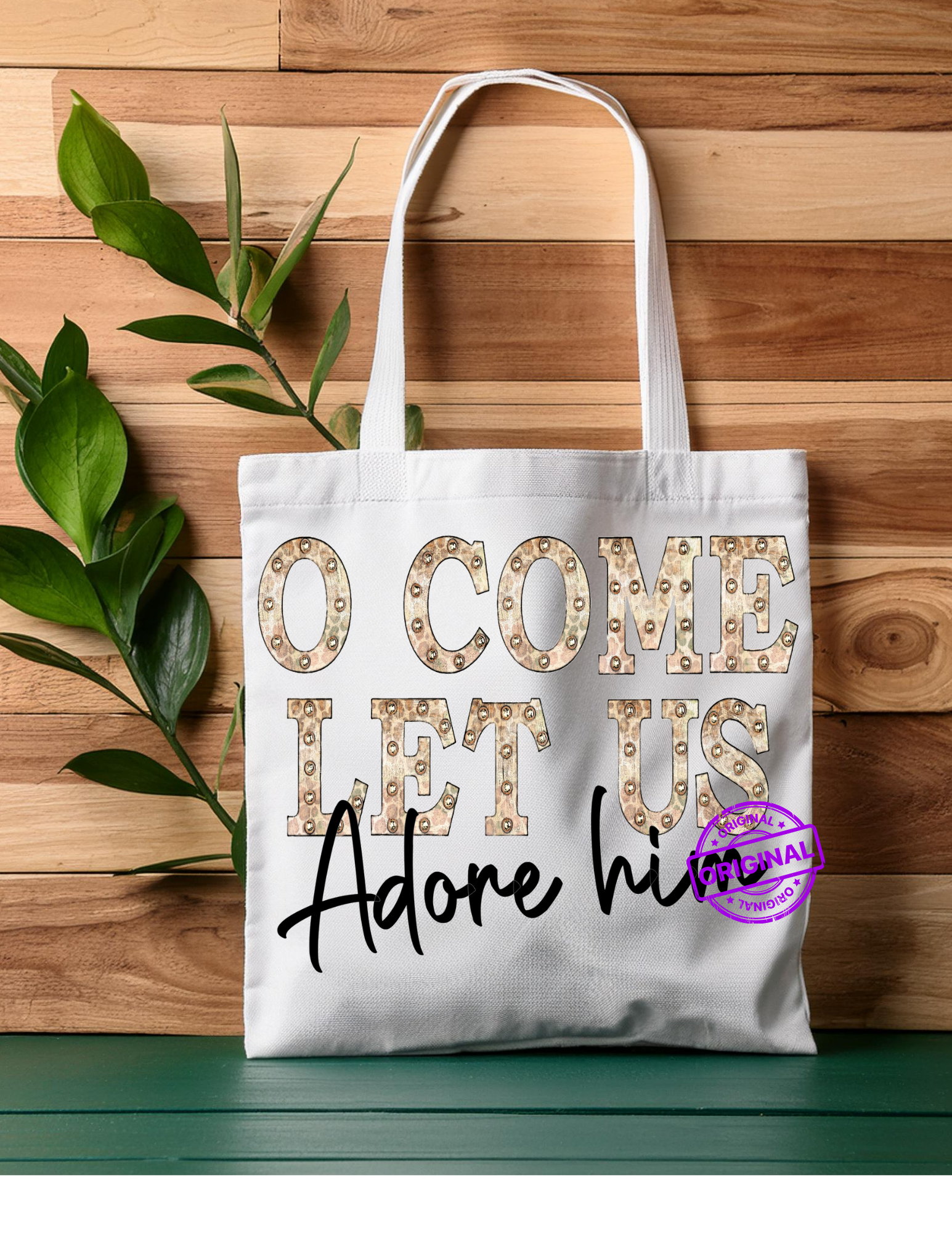 Let us Adore Him Tote Bag
