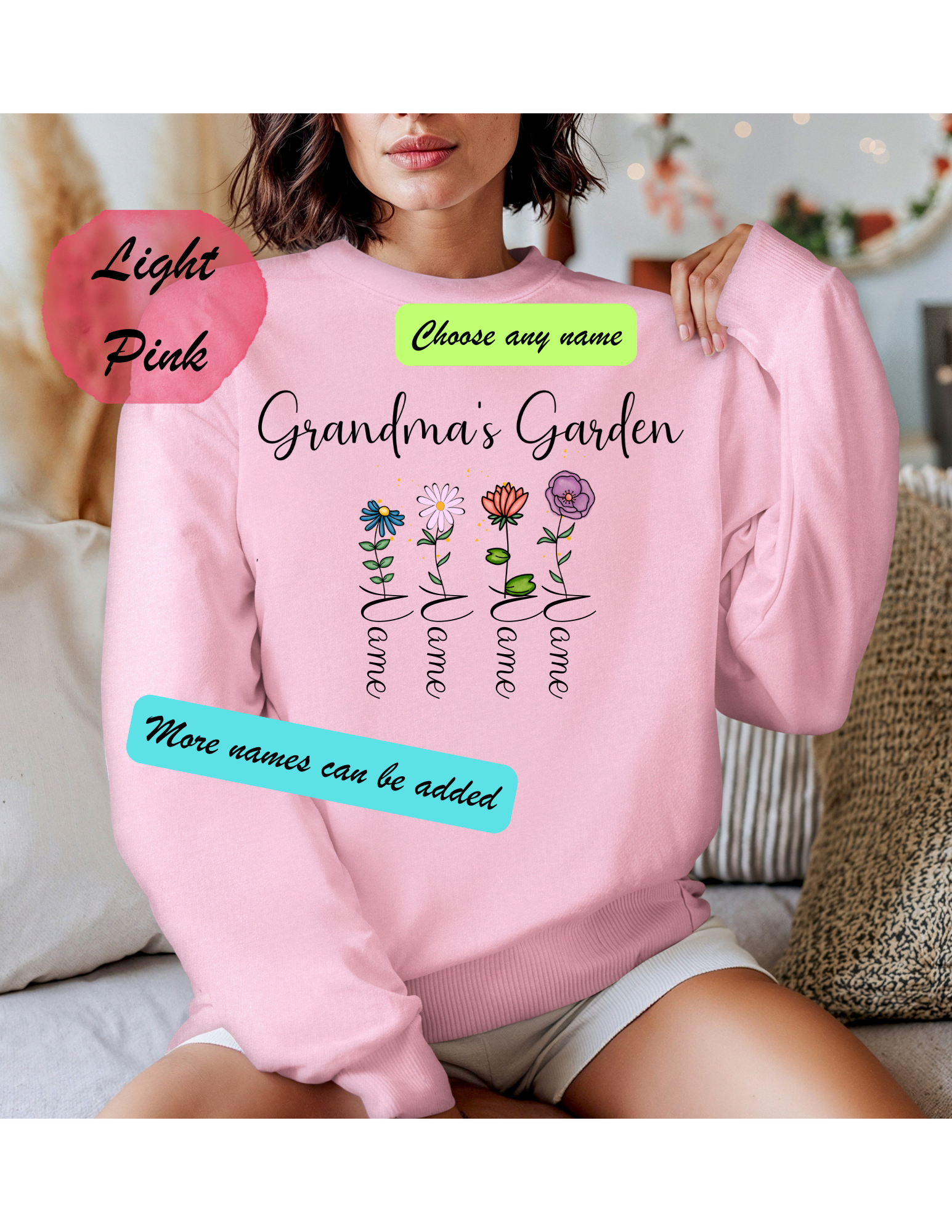 Flower Name Sweatshirts/T-shirts