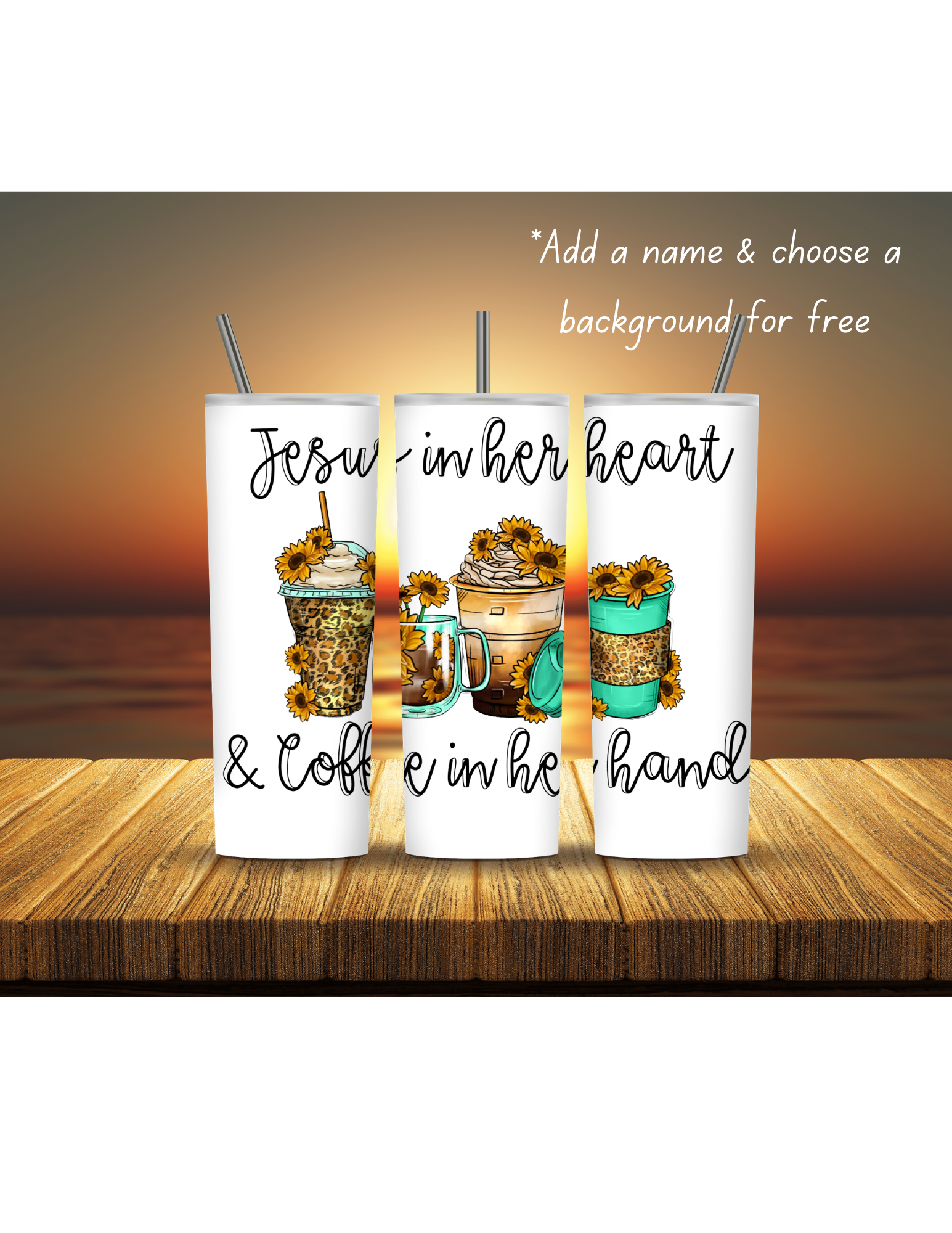 Faith Based 20oz Tumblers