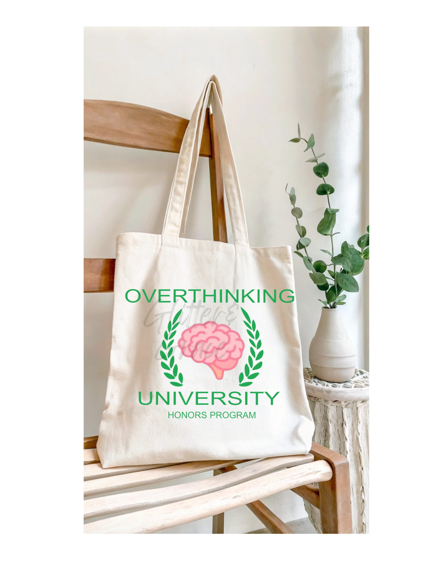 Overthinking University Tote Bag