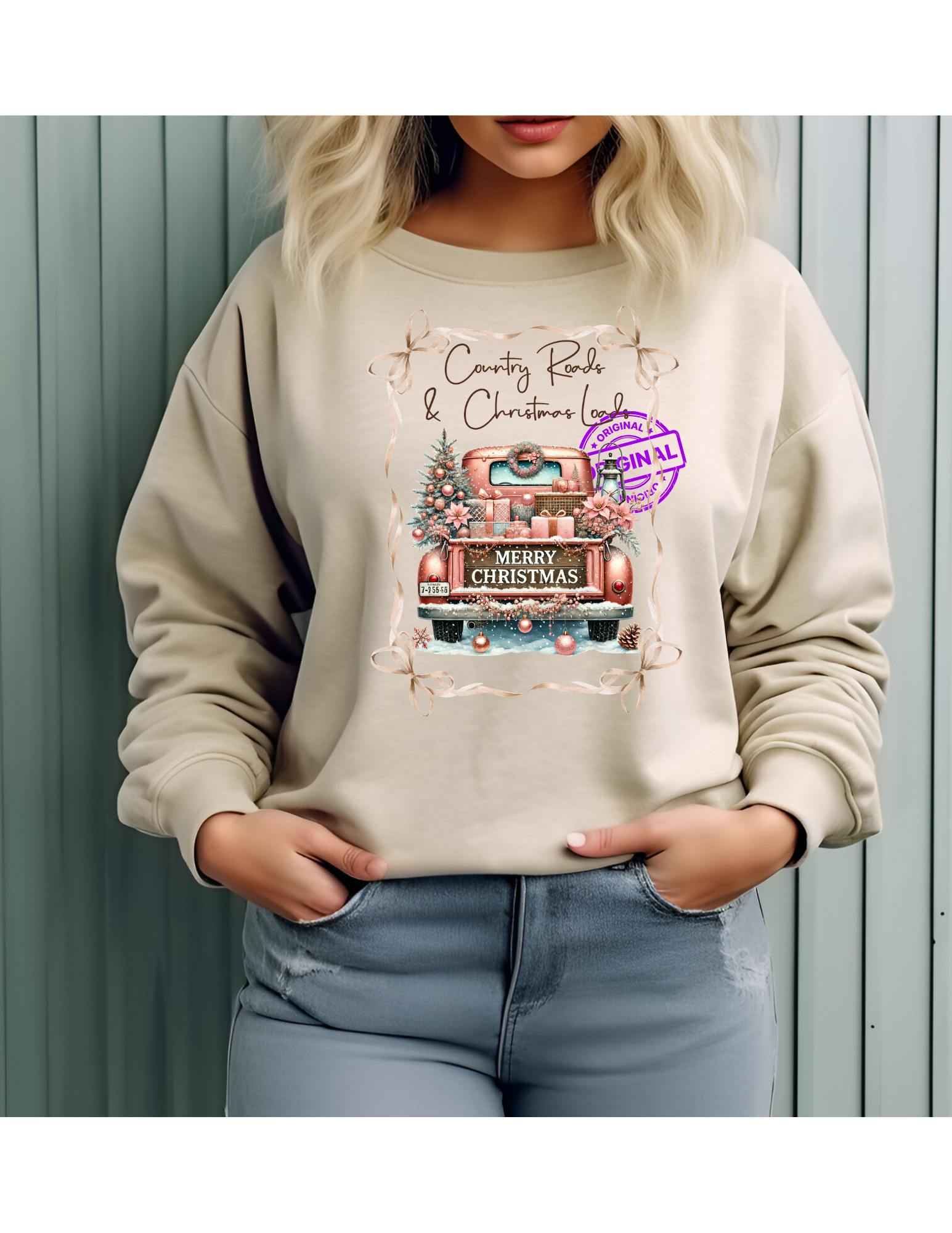 Country Roads Christmas Loads T-shirt or Sweatshirt