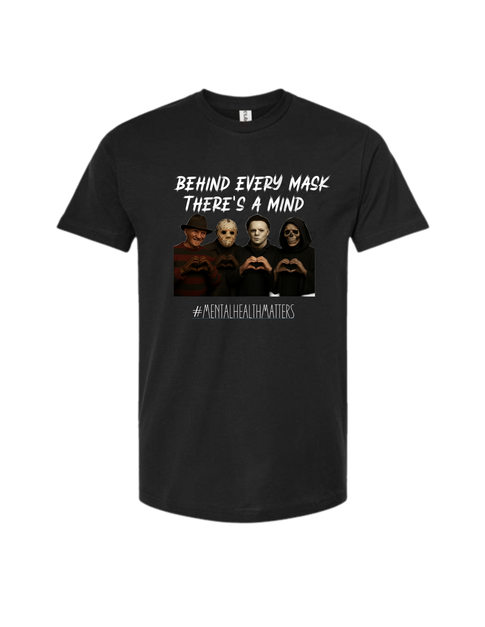 Behind every mask There's a Mind T-shirt