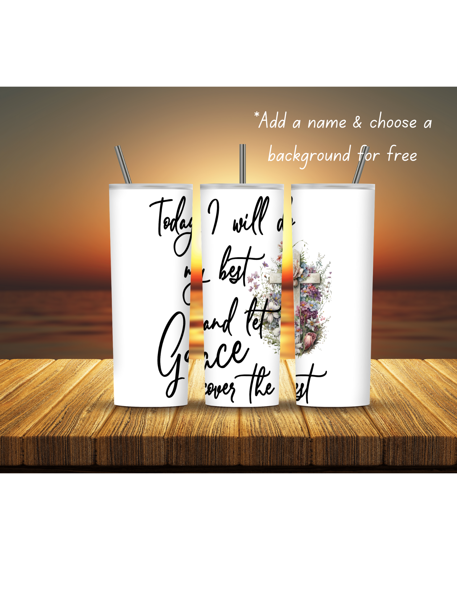 Faith Based 20oz Tumblers