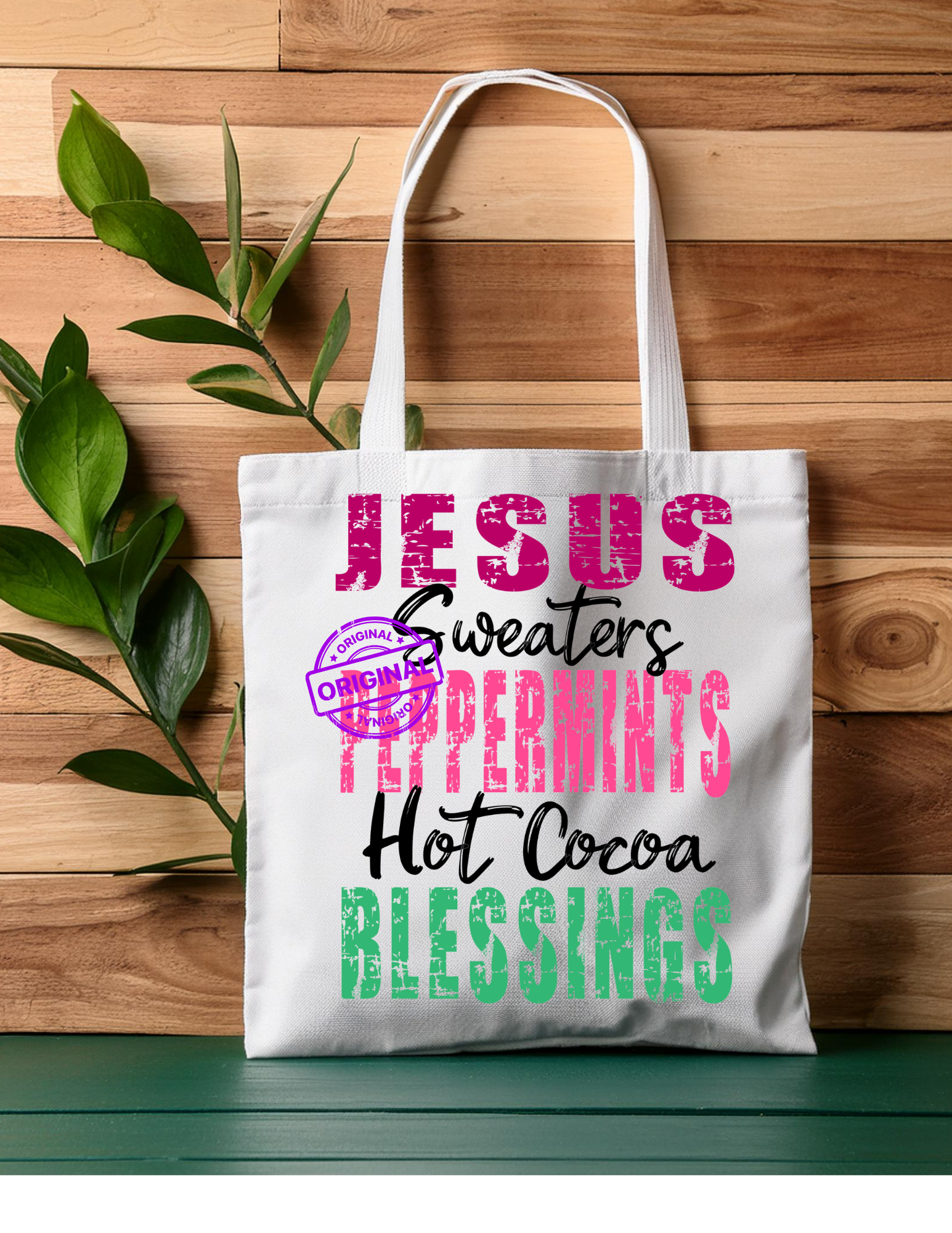 Jesus Peppermints Blessings Tote Bag