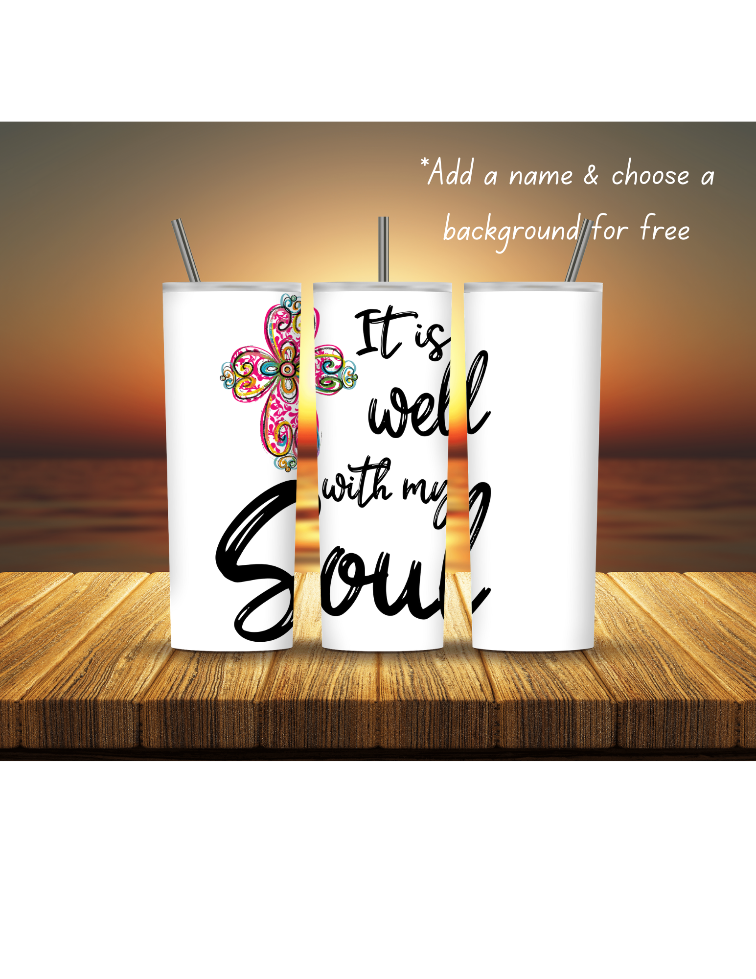 Faith Based 20oz Tumblers