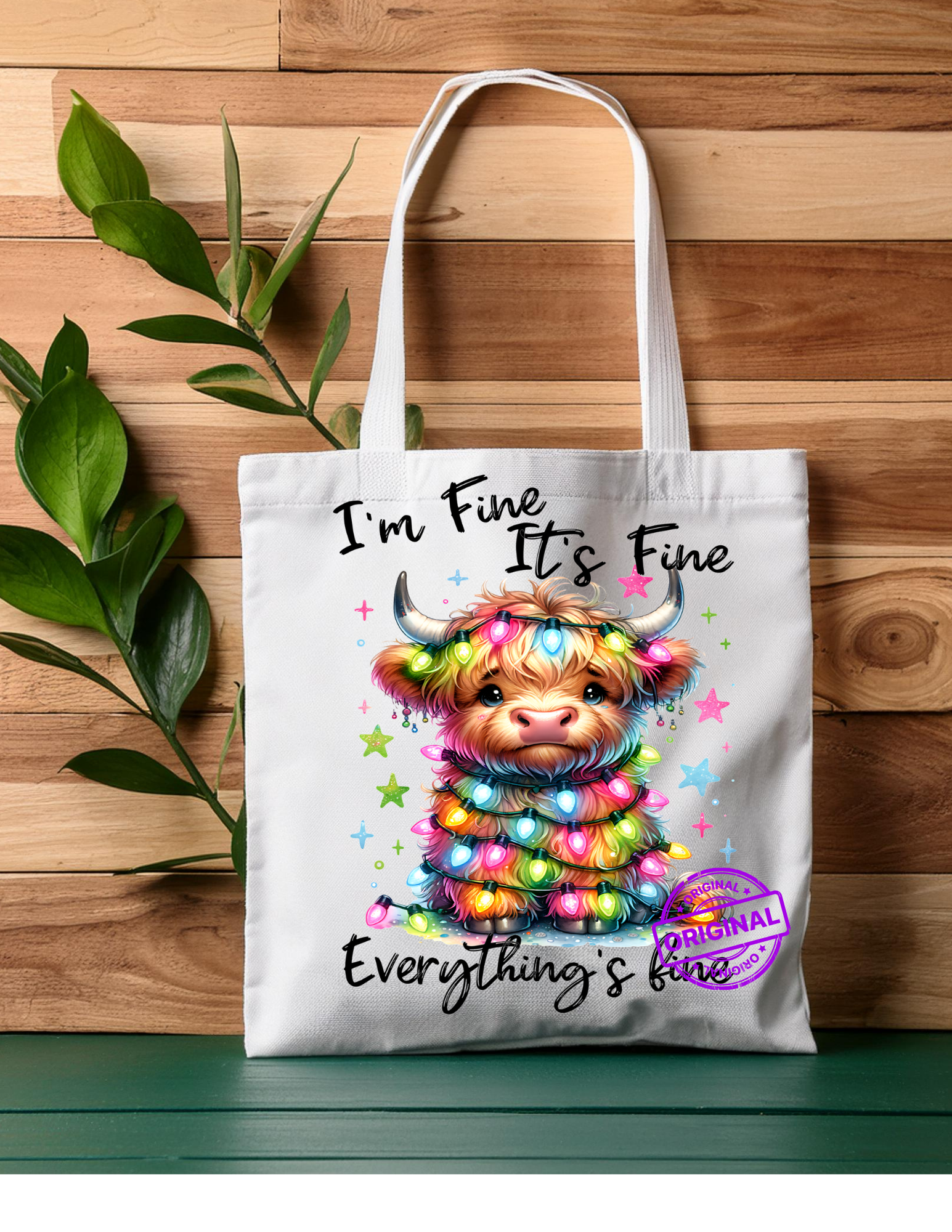 I'm Fine Tote Bag