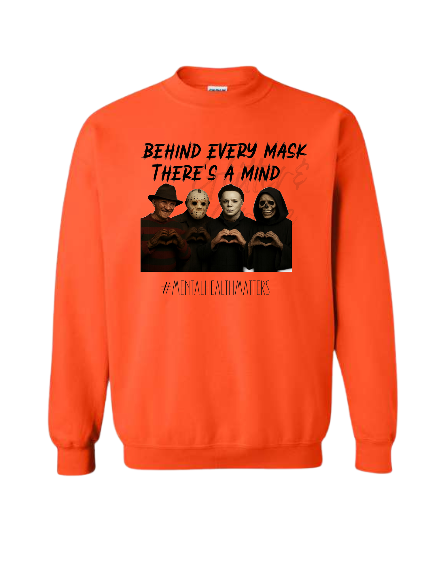 Behind every mask There's a Mind Sweatshirt