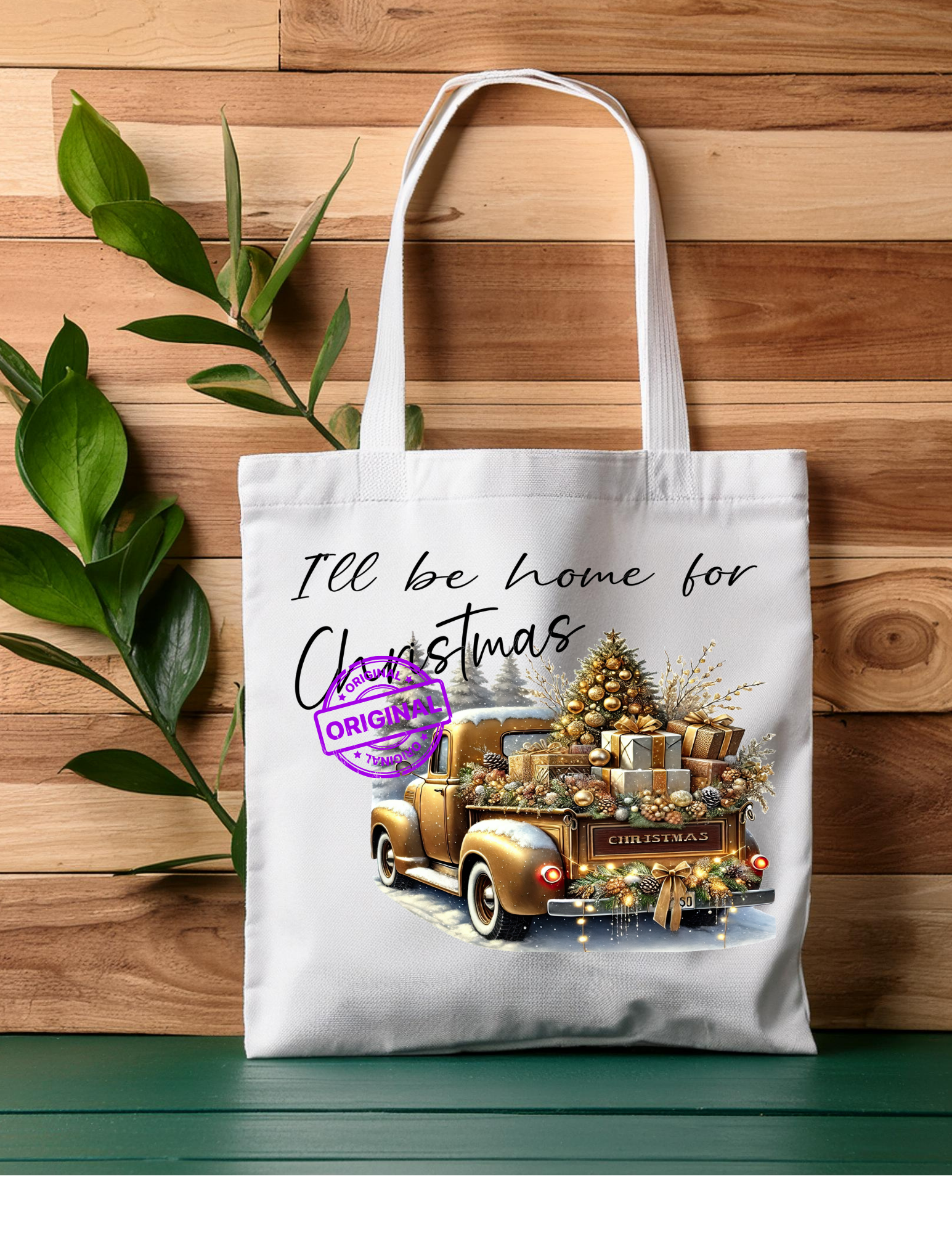Home for Christmas Tote Bag
