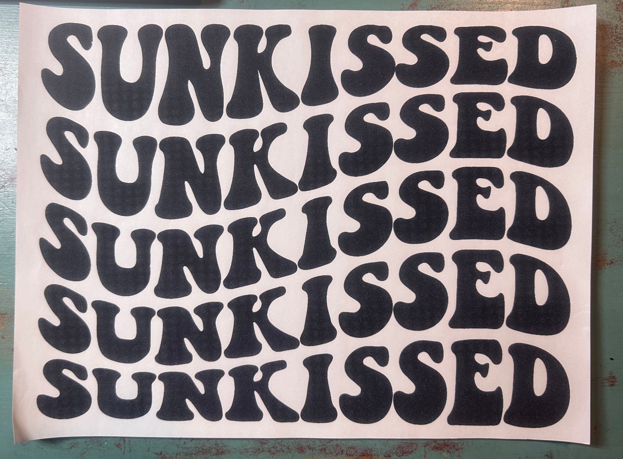 Single Color Screen Print Transfers