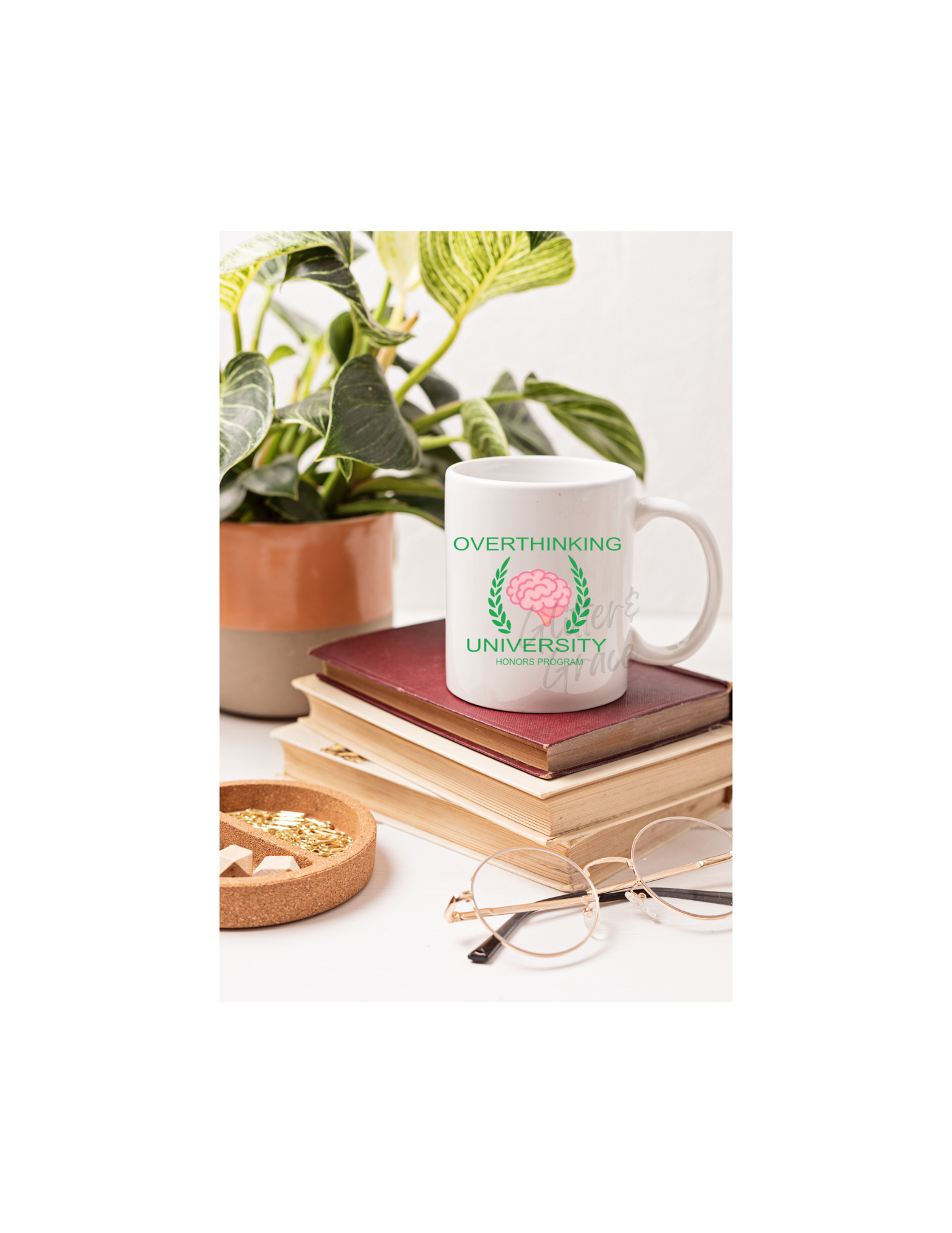 Overthinking University Coffee Mug