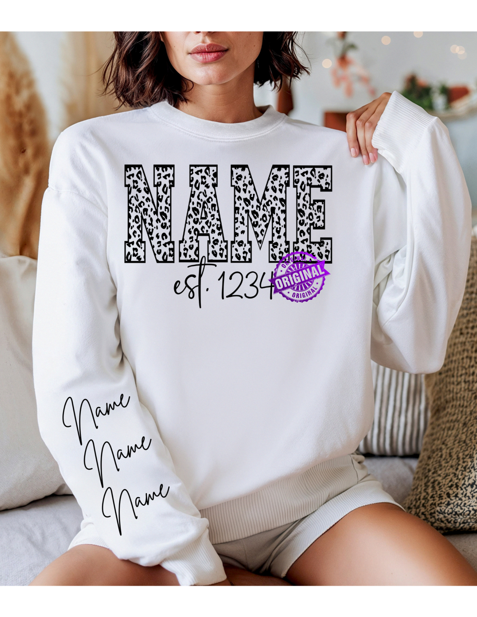 Established Custom Name Sweatshirt