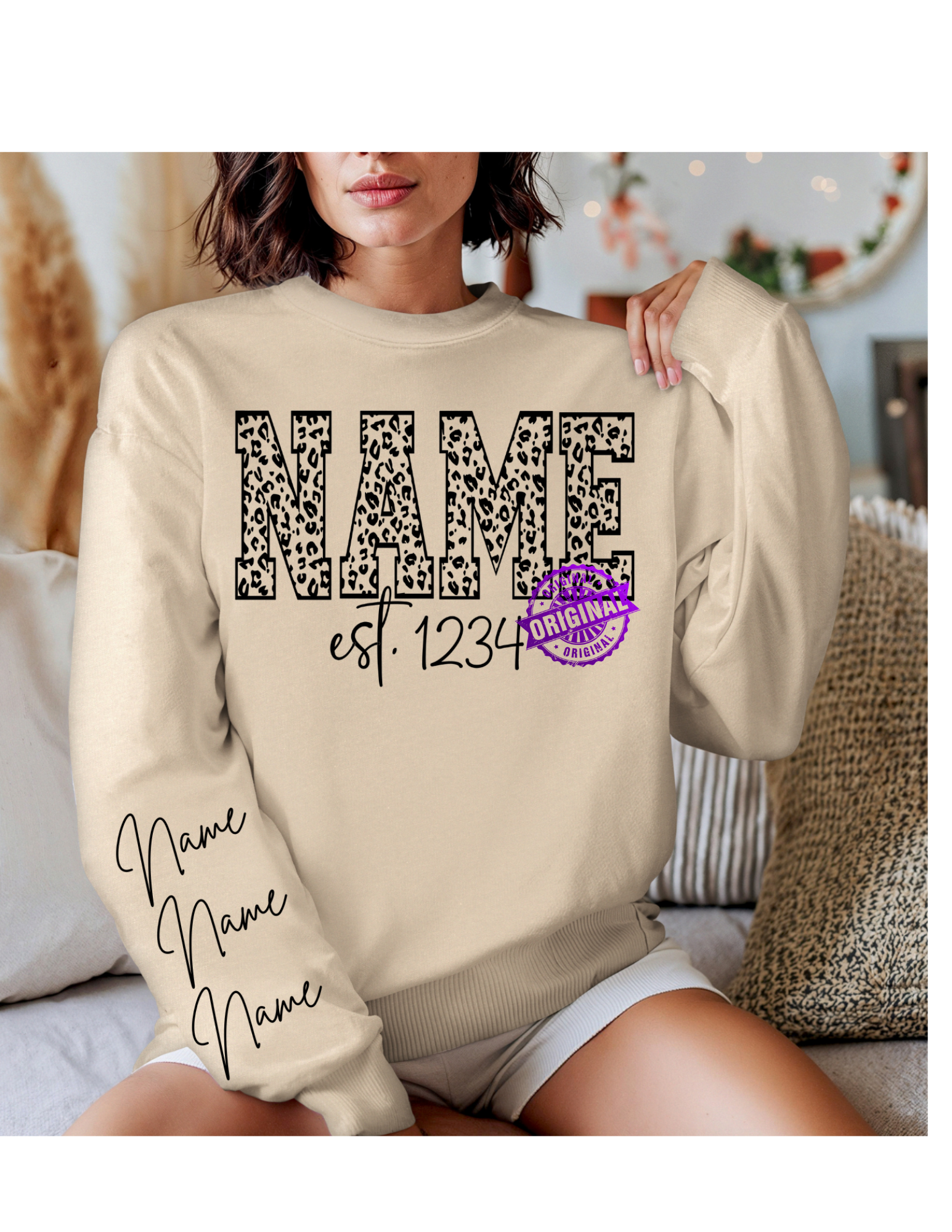 Established Custom Name Sweatshirt
