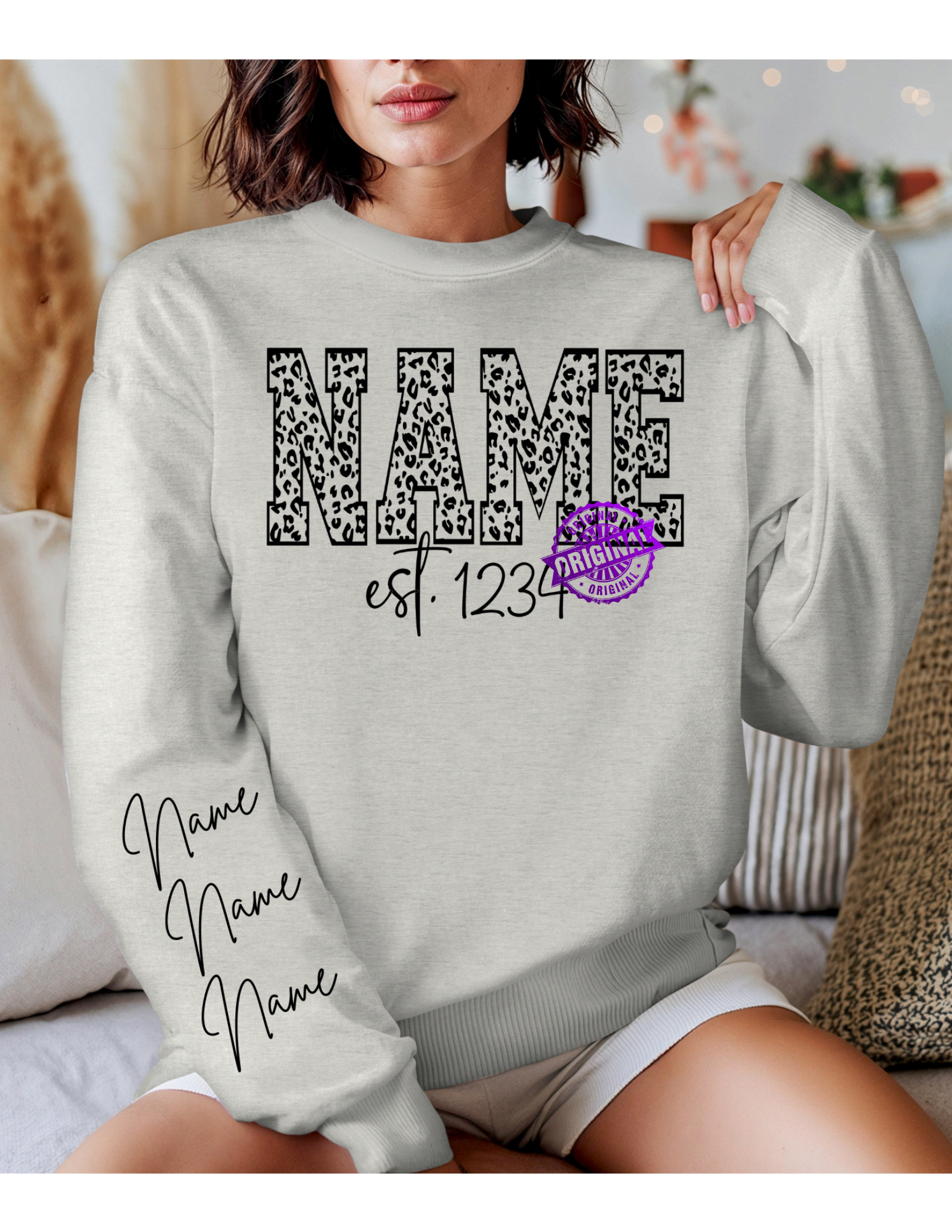Established Custom Name Sweatshirt