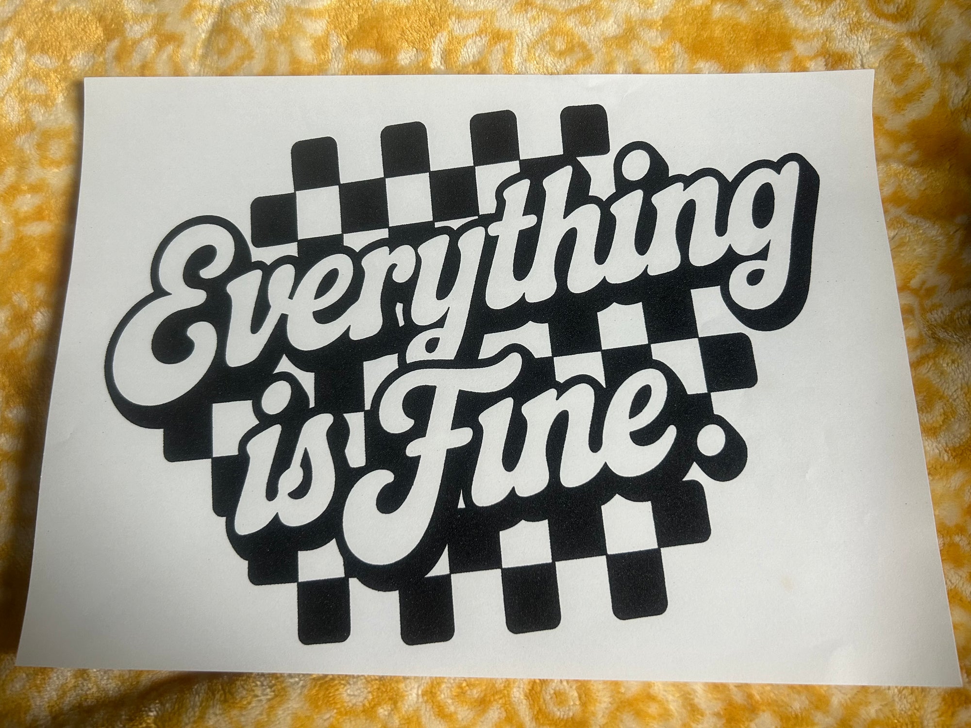 Single Color Screen Print Transfers