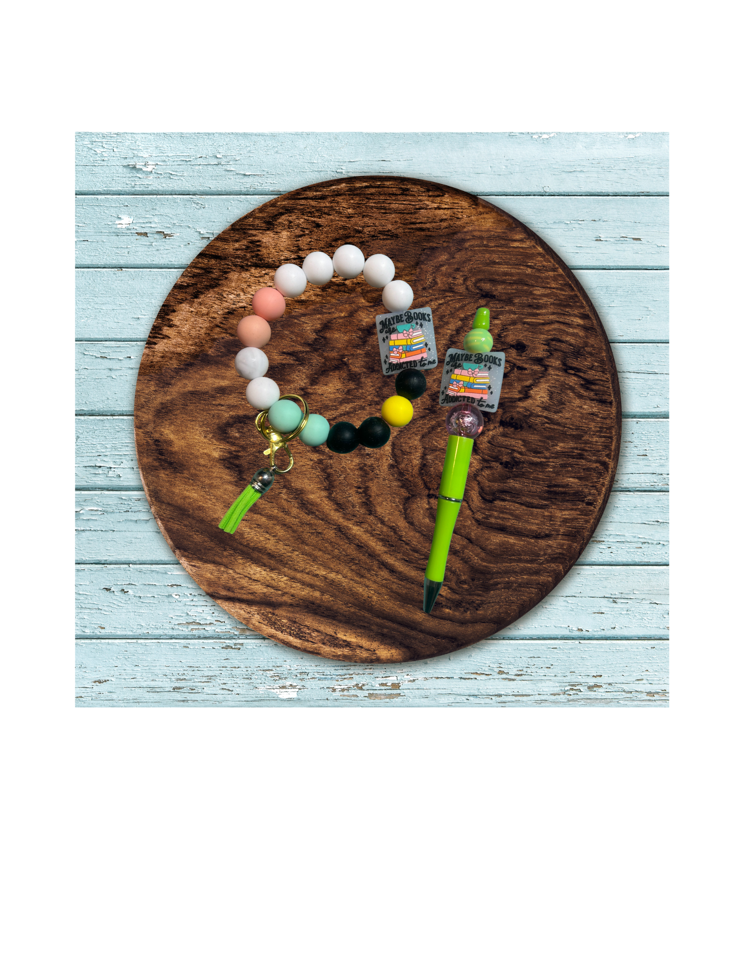 Maybe Books are addicted to me Pen & Wristlet Set