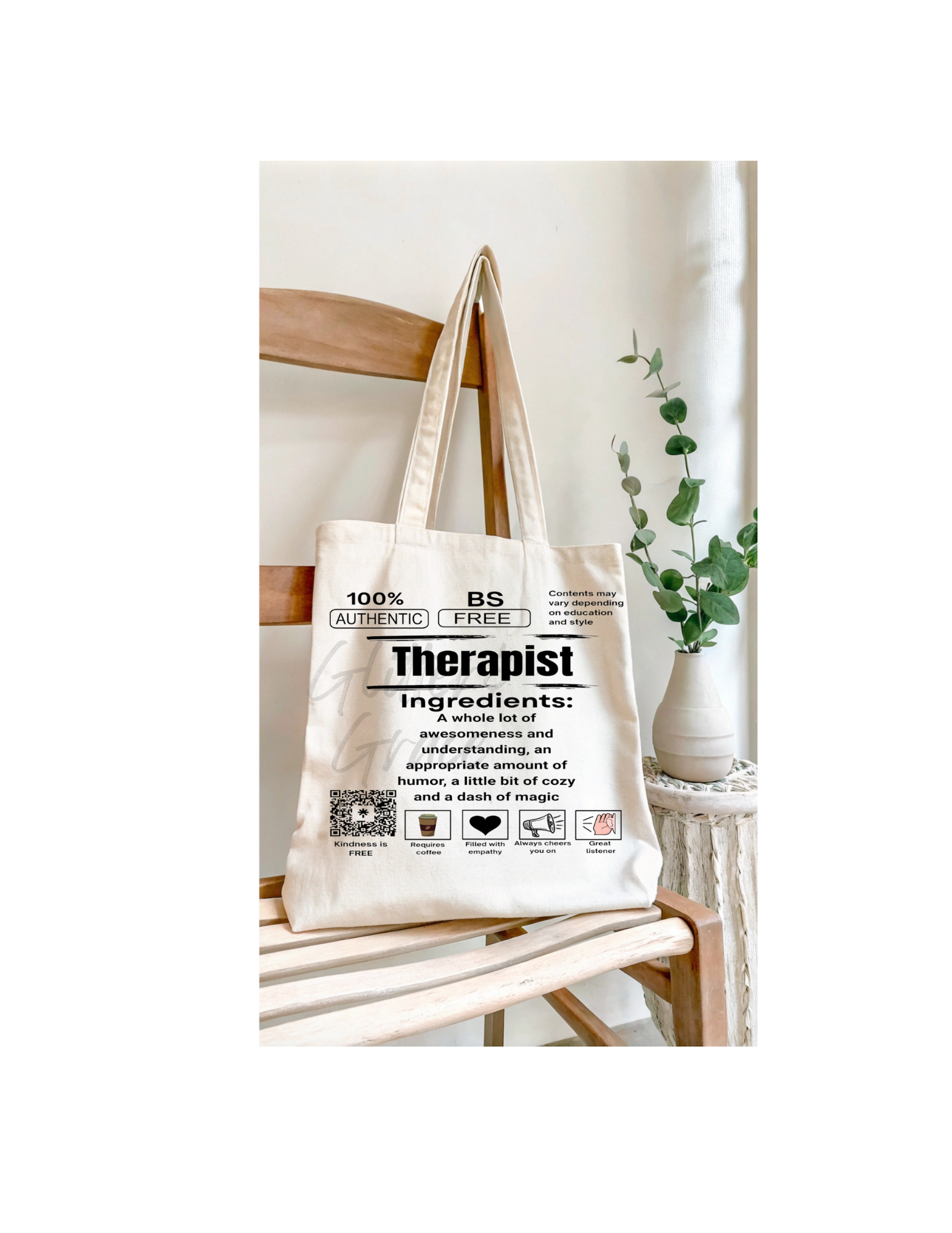 Therapist Ingerdiants Tote Bag