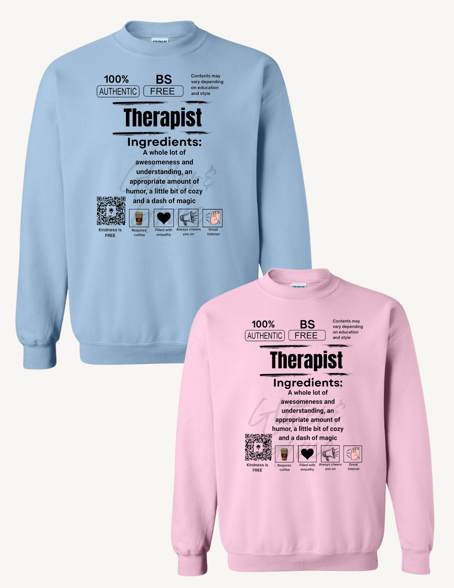 Therapist Ingredients Sweatshirt