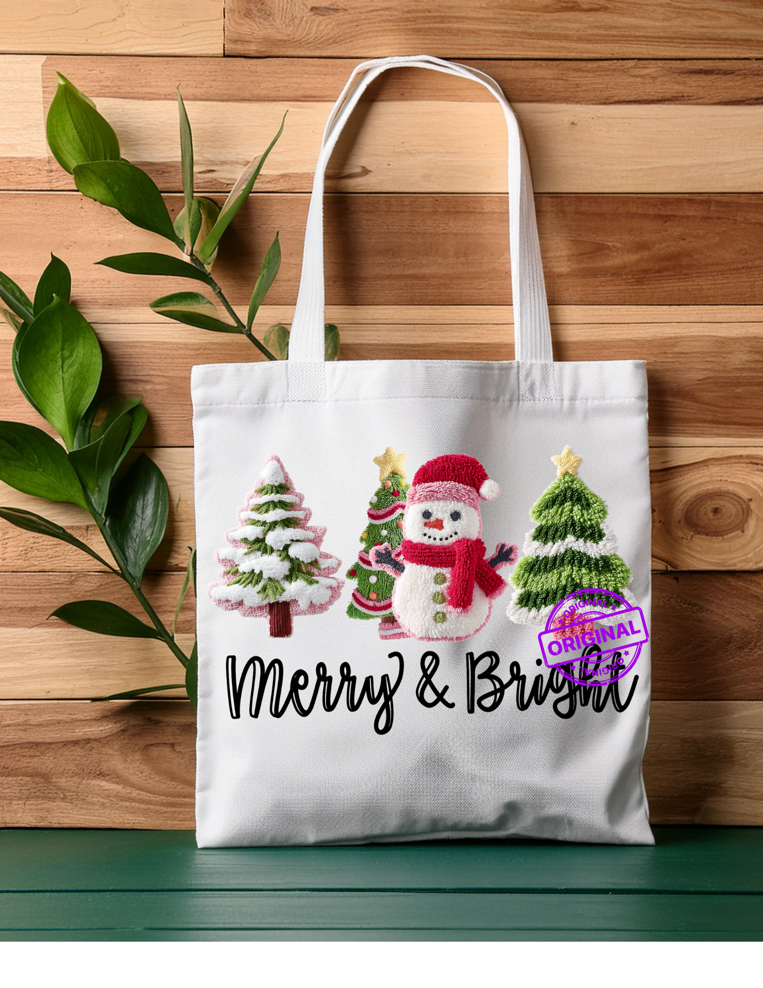 Merry & Bright Tote Bag