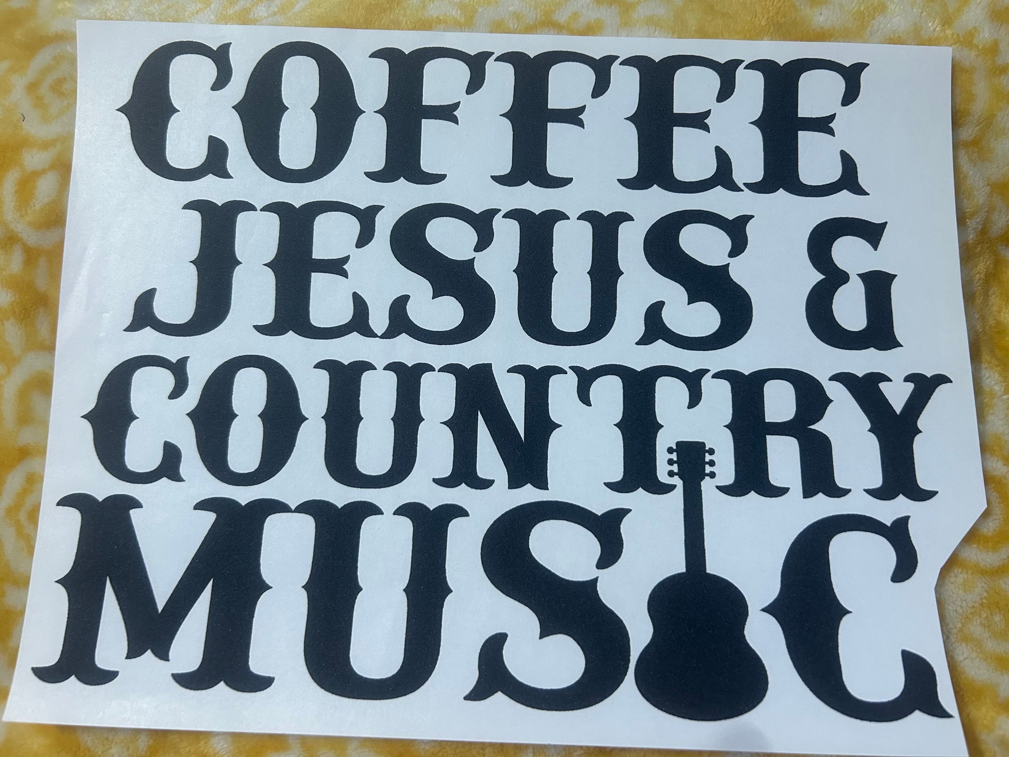 Single Color Screen Print Transfers