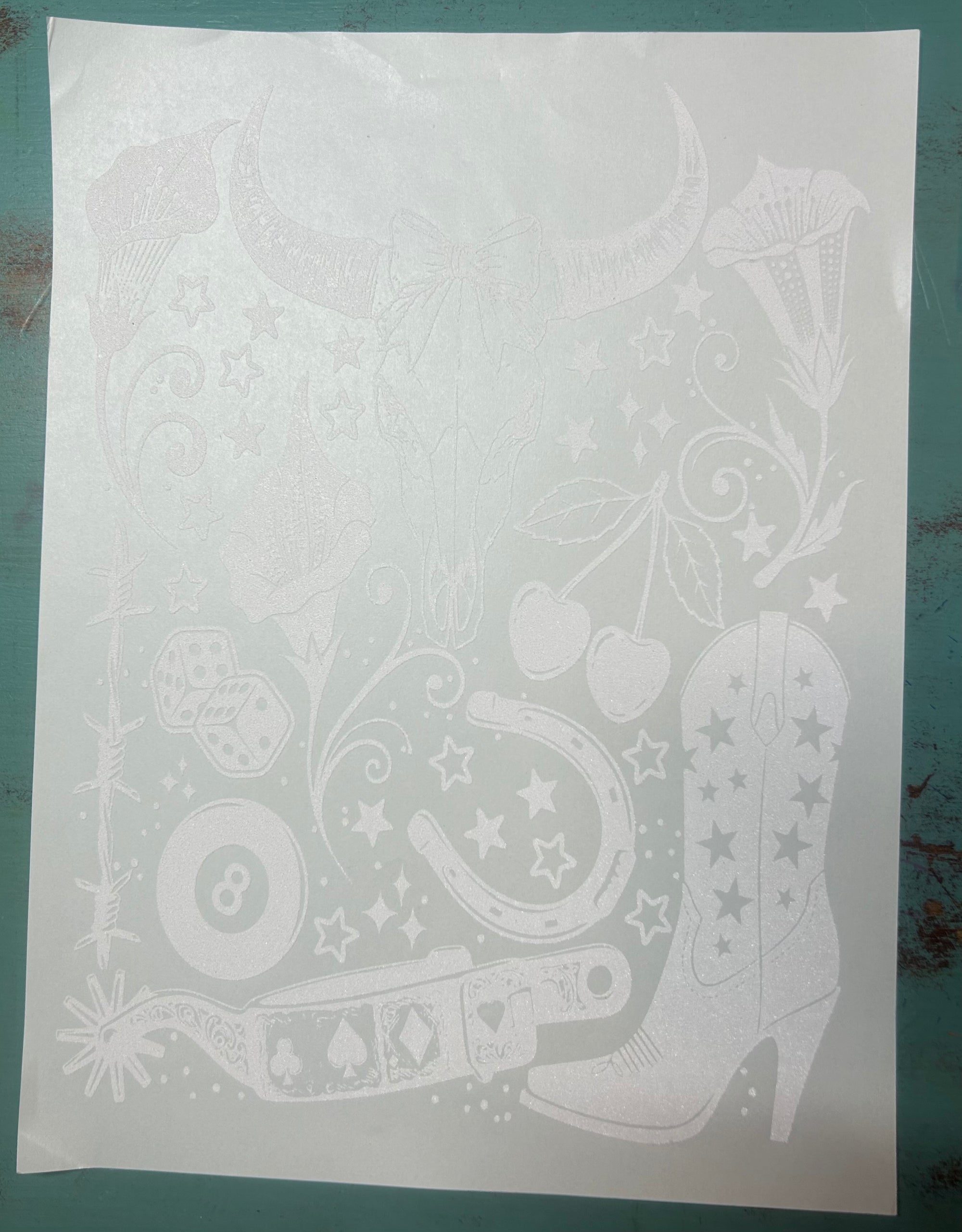 Single Color Screen Print Transfers