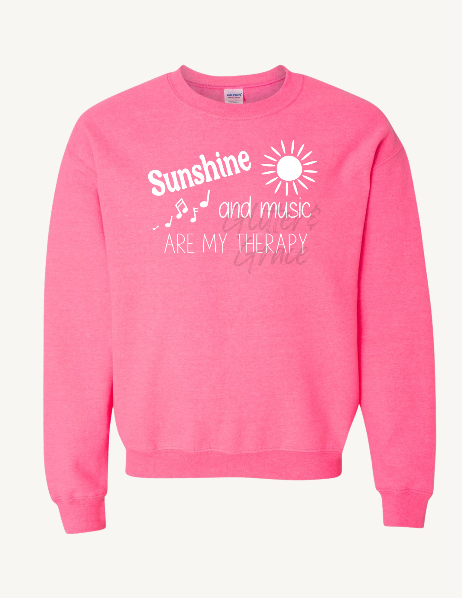 Sunshine & Music are my Therapy Sweatshirt