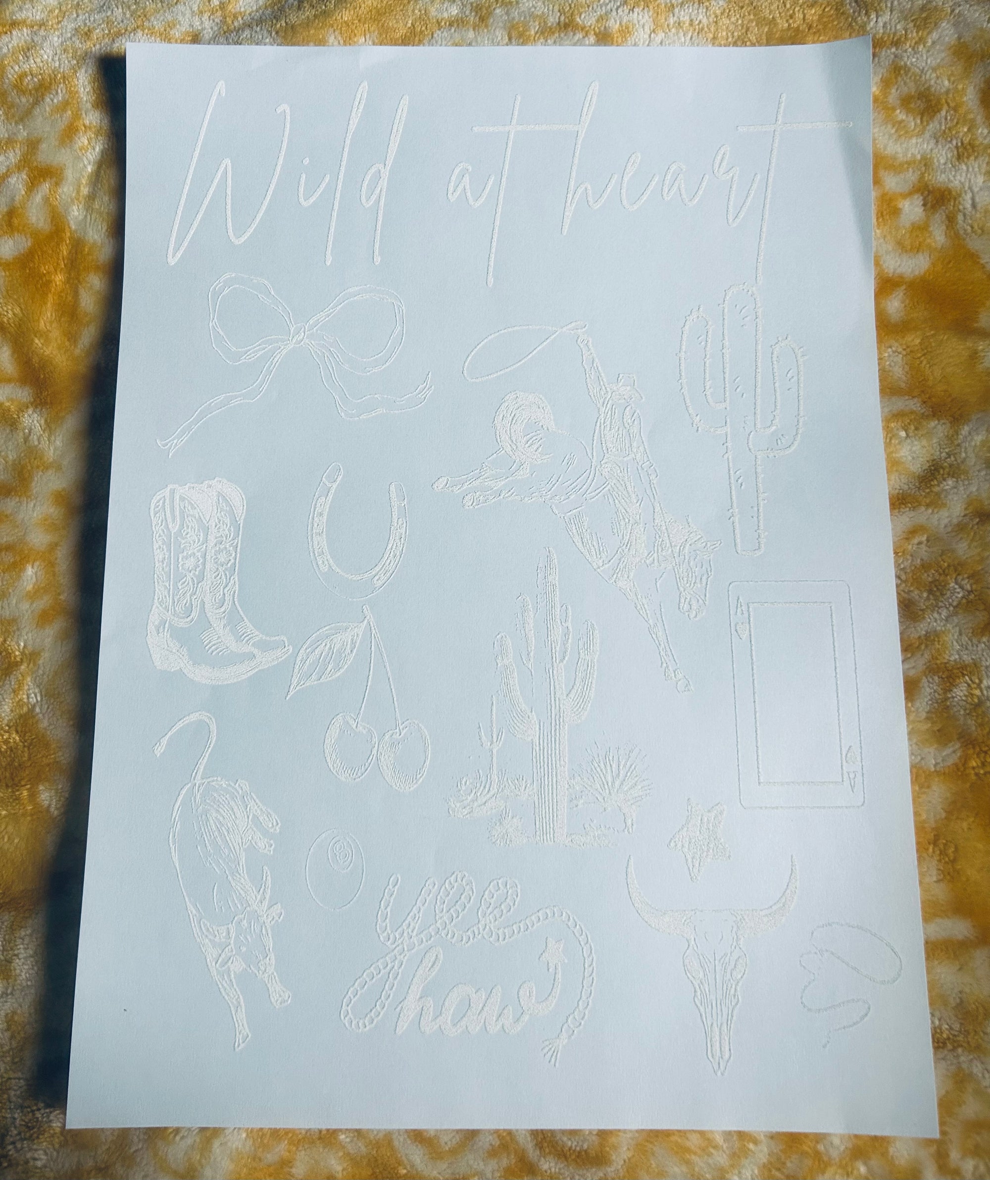 Single Color Screen Print Transfers