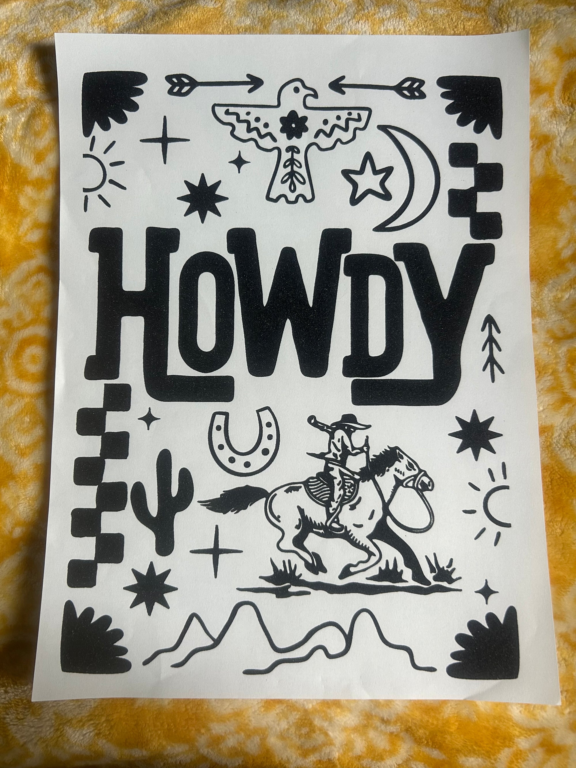 Single Color Screen Print Transfers