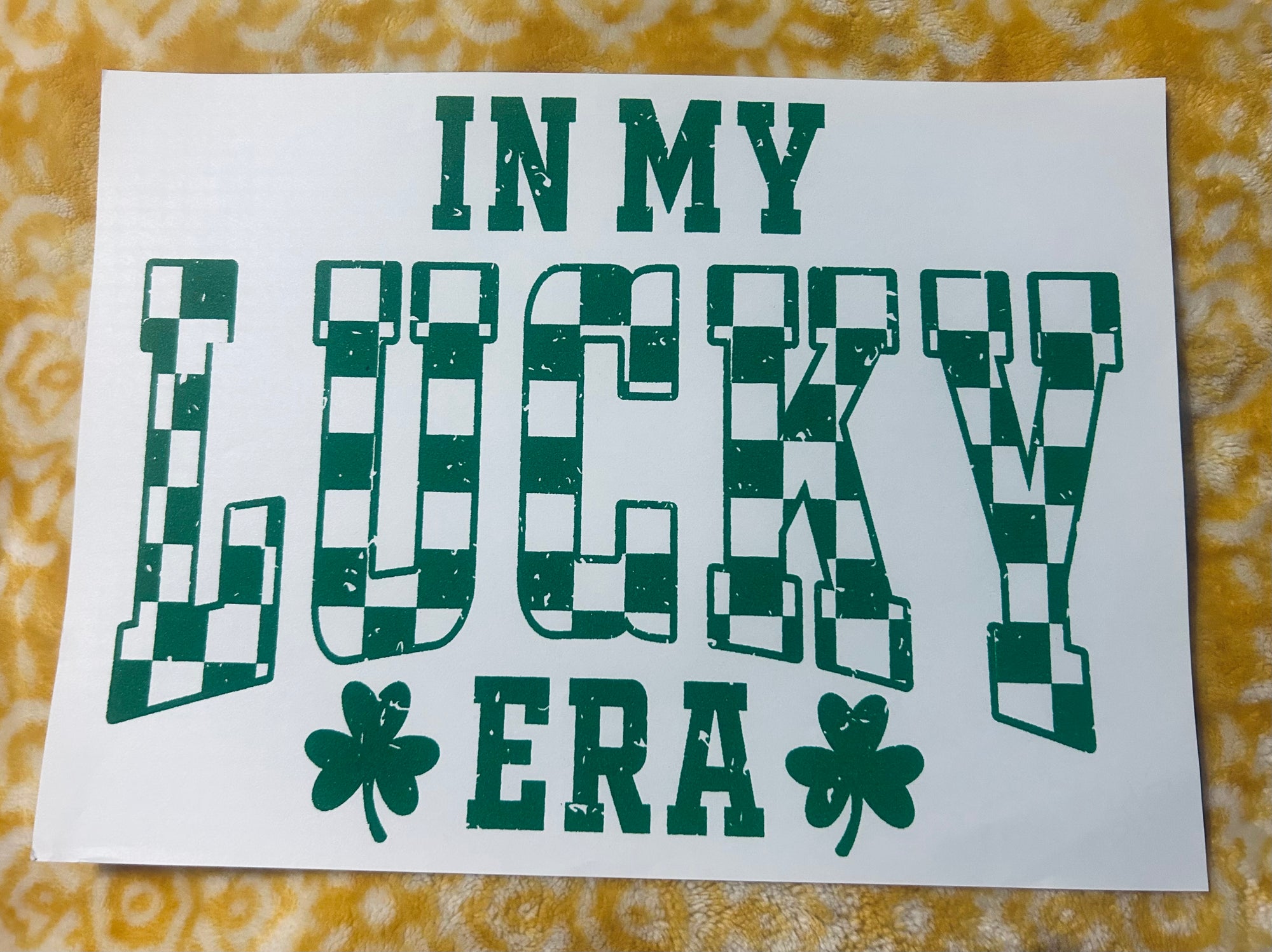 Single Color Screen Print Transfers