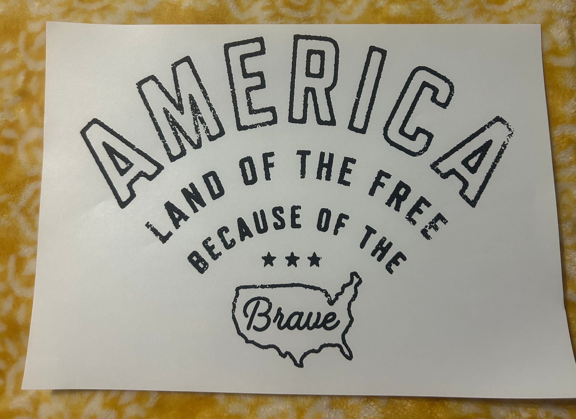Single Color Screen Print Transfers