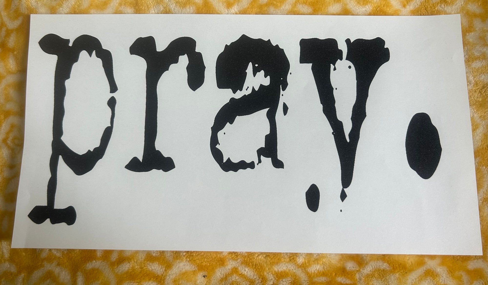 Single Color Screen Print Transfers