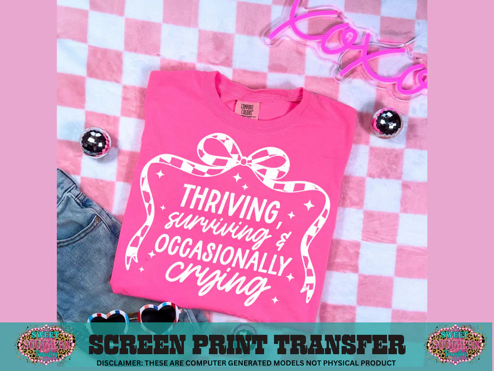 Single Color Screen Print Transfers