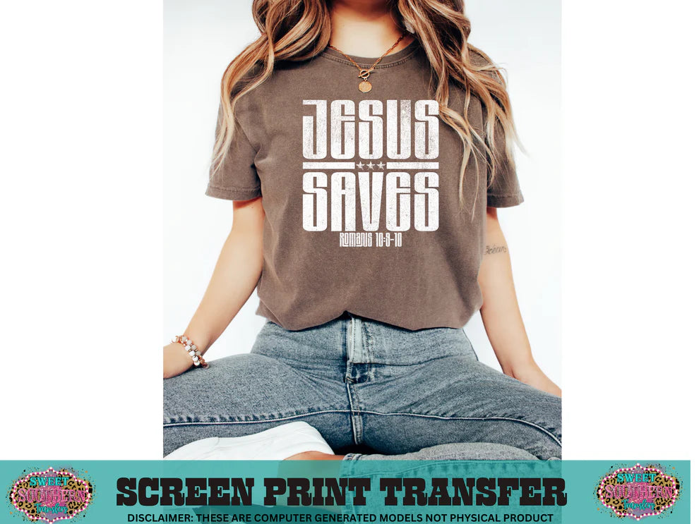 Single Color Screen Print Transfers