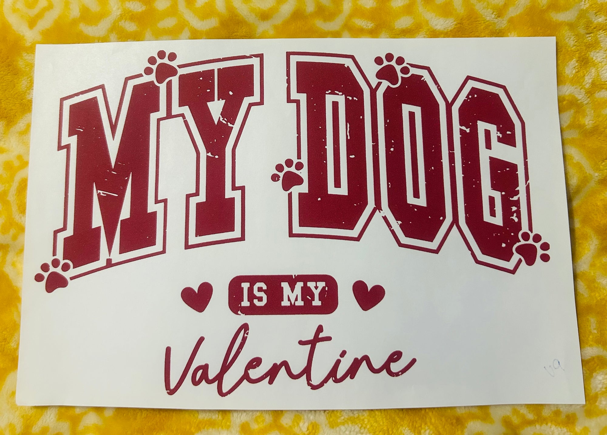 Single Color Screen Print Transfers