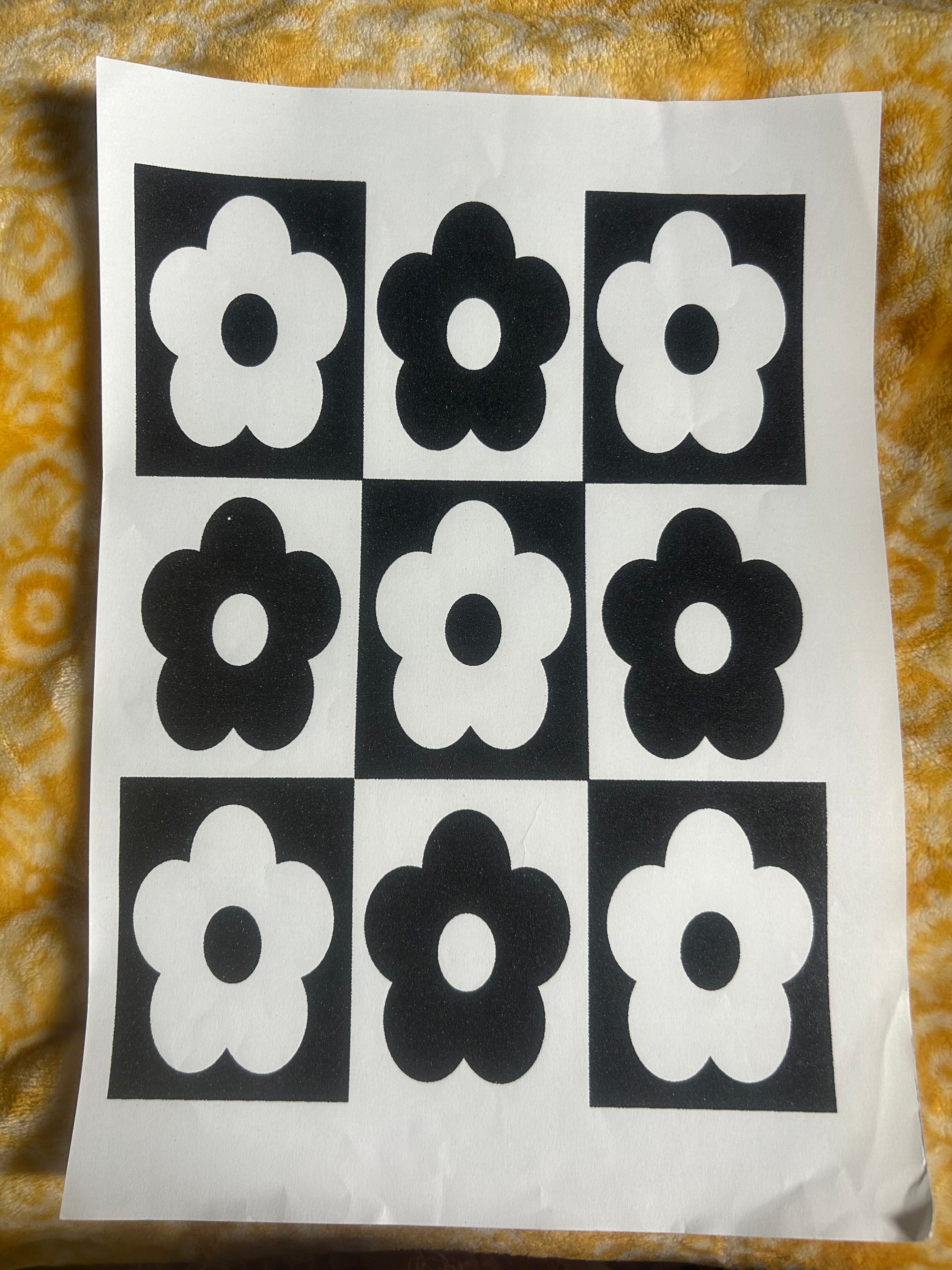 Single Color Screen Print Transfers