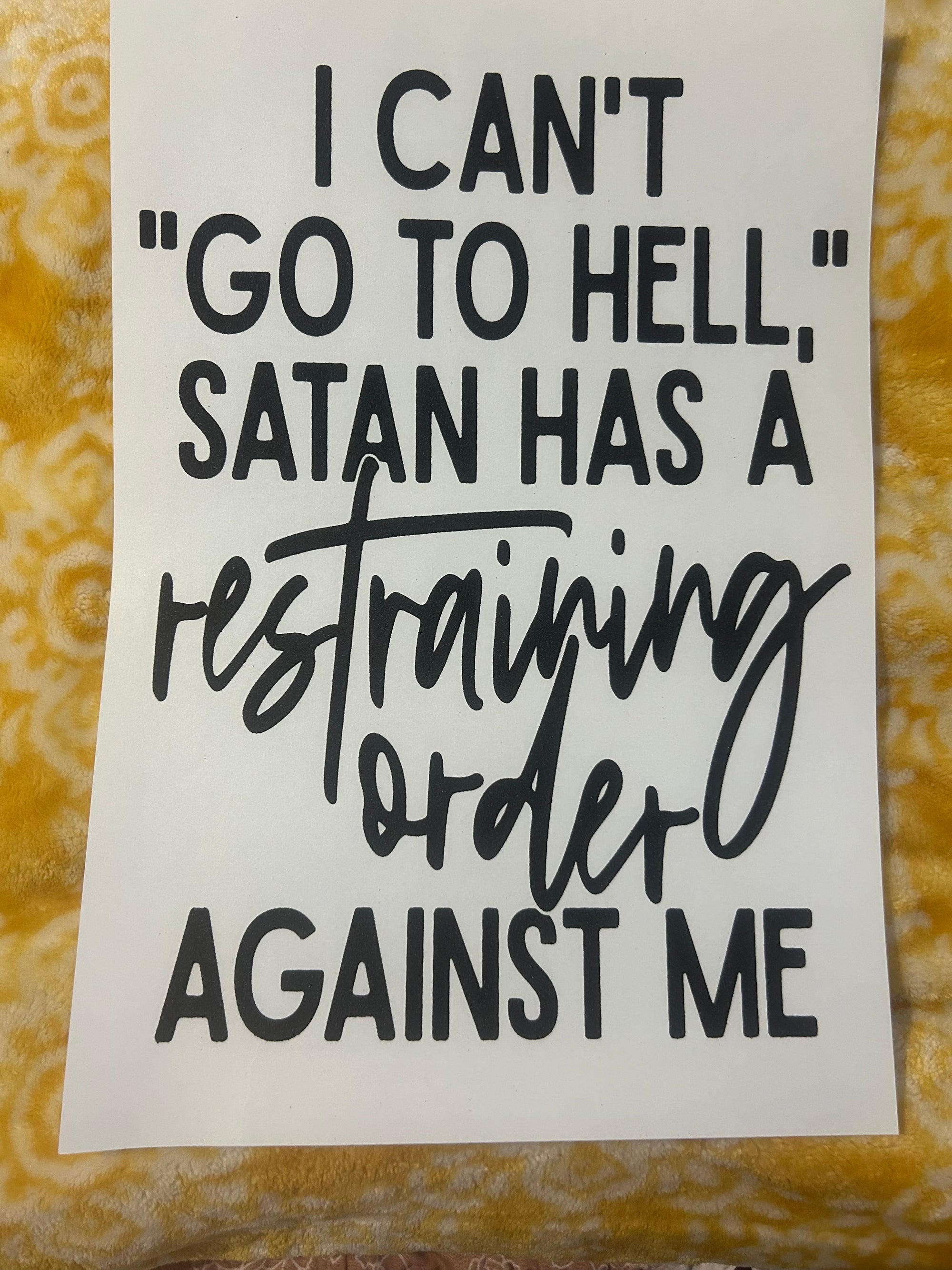 Single Color Screen Print Transfers